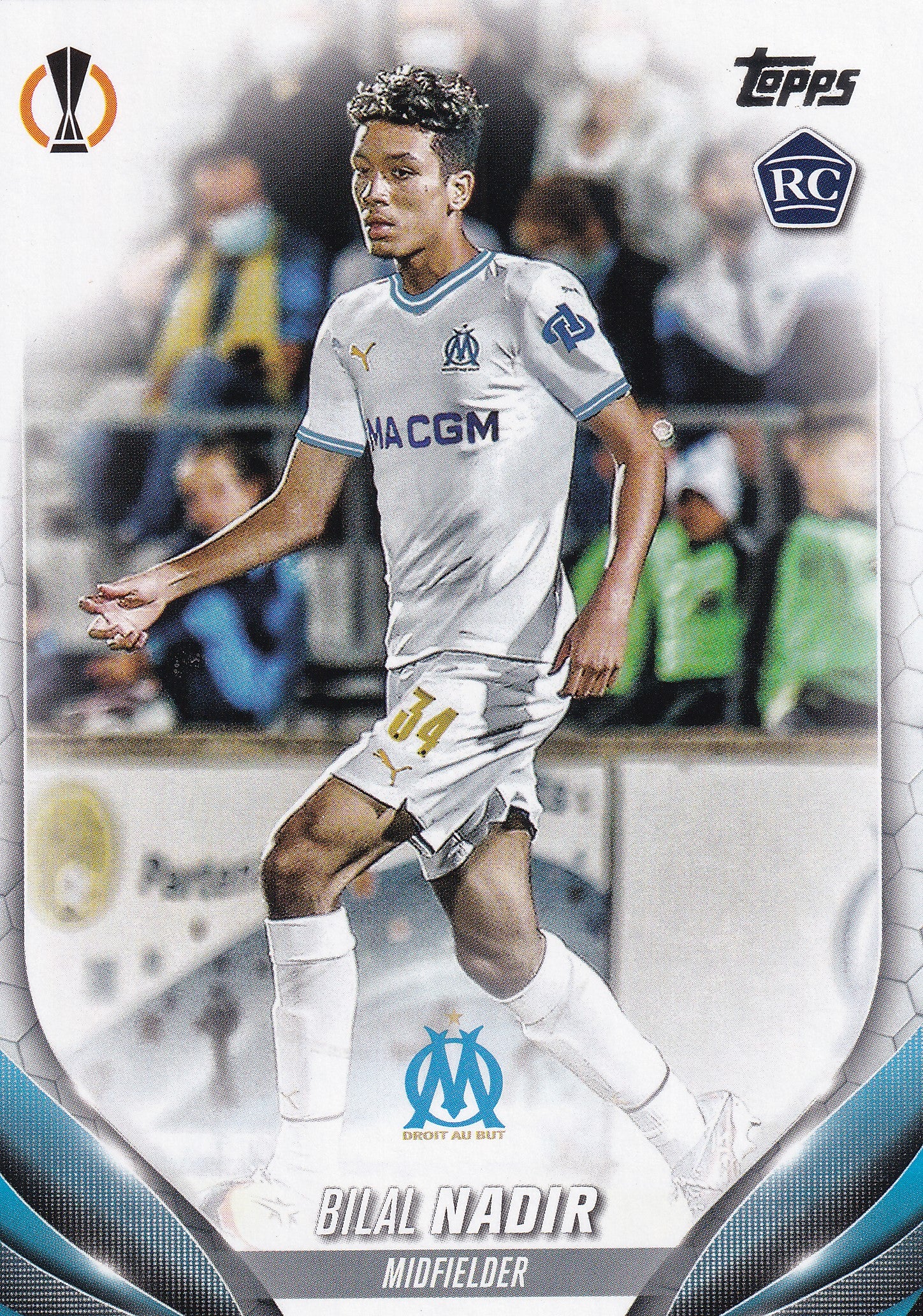 077. BILAL NADIR - MARSEILLE - ROOKIE CARD