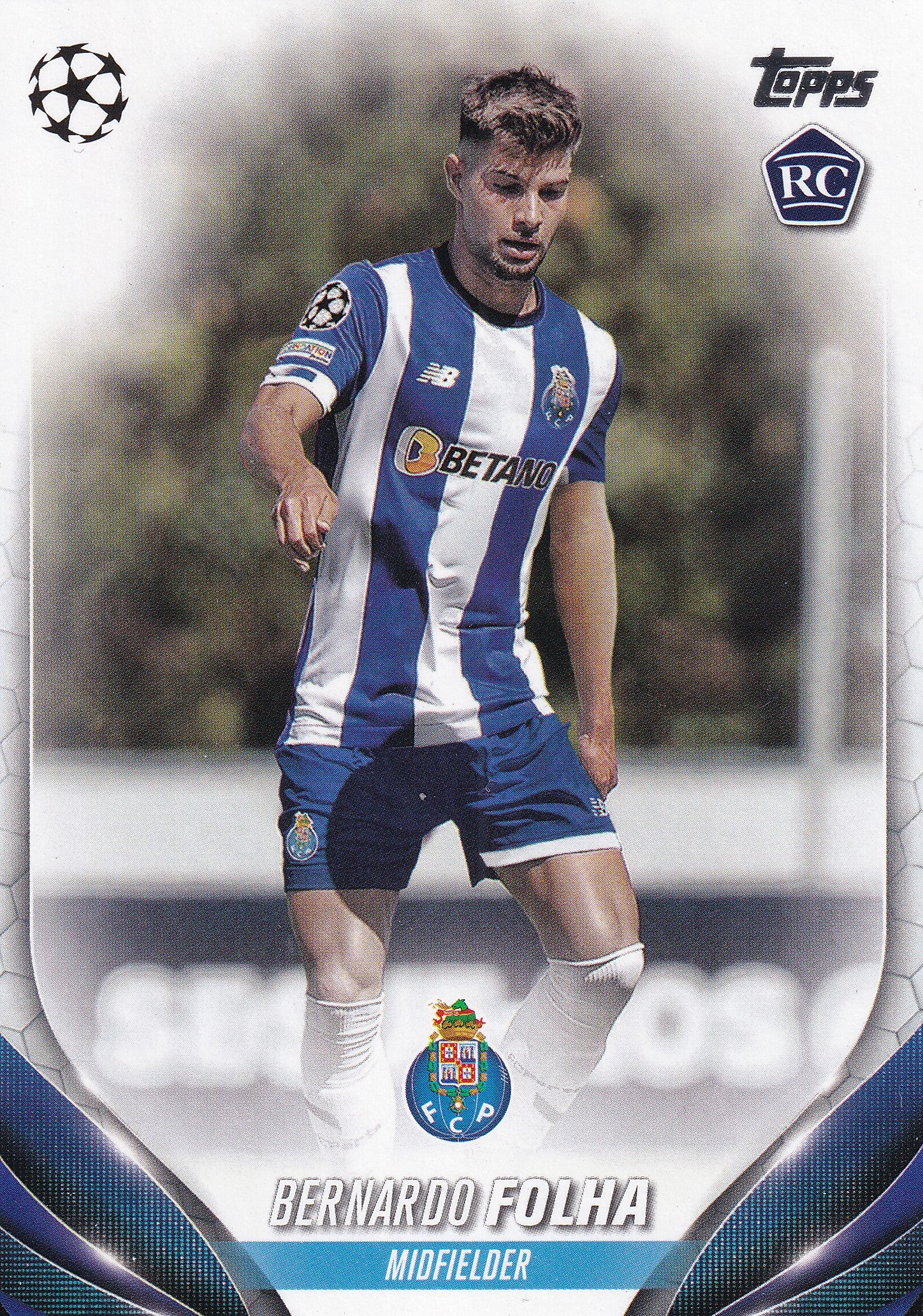 192. BERNARDO FOLHA - FC PORTO - ROOKIE CARD