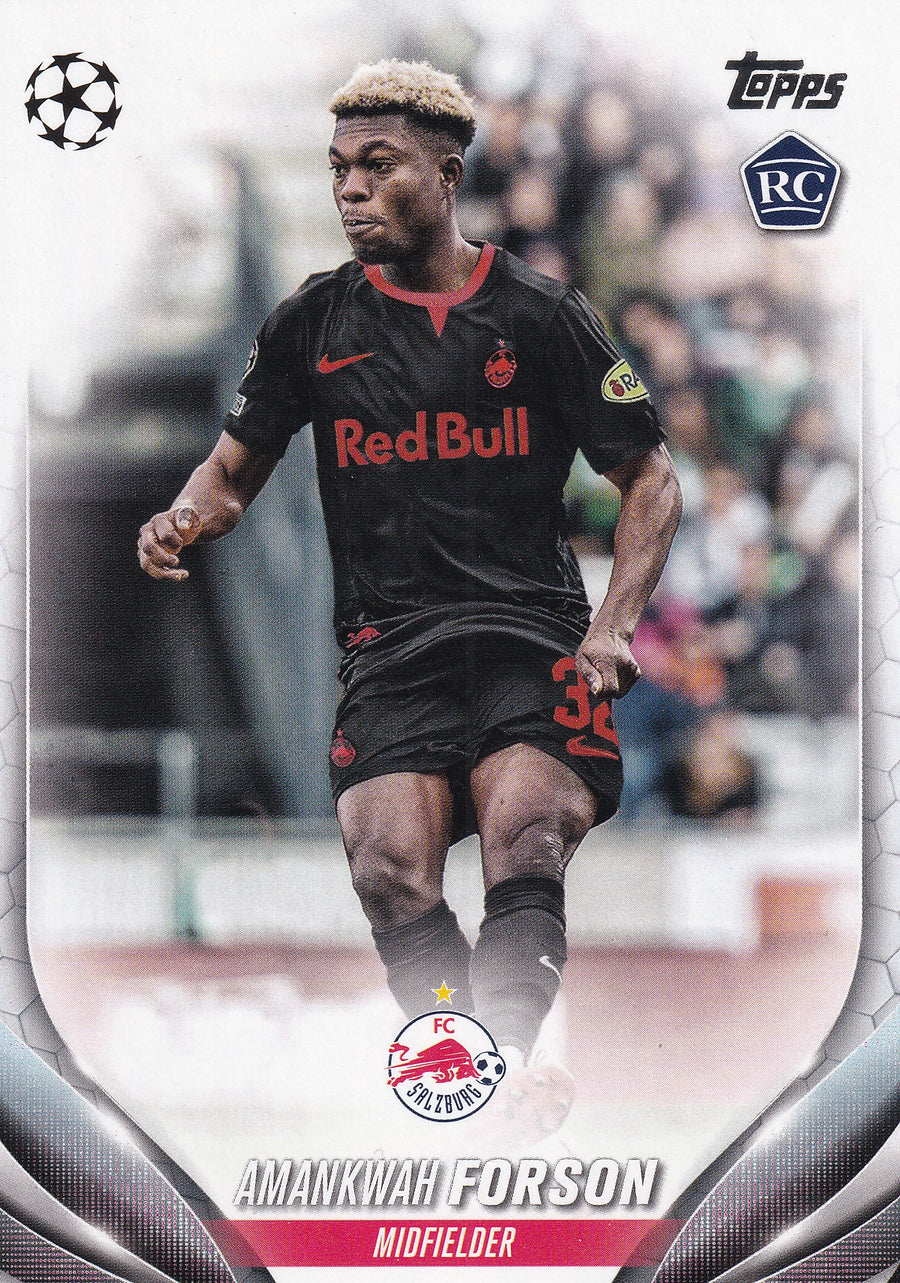 118. AMANKWAH FORSON - FC SALZBURG - ROOKIE CARD