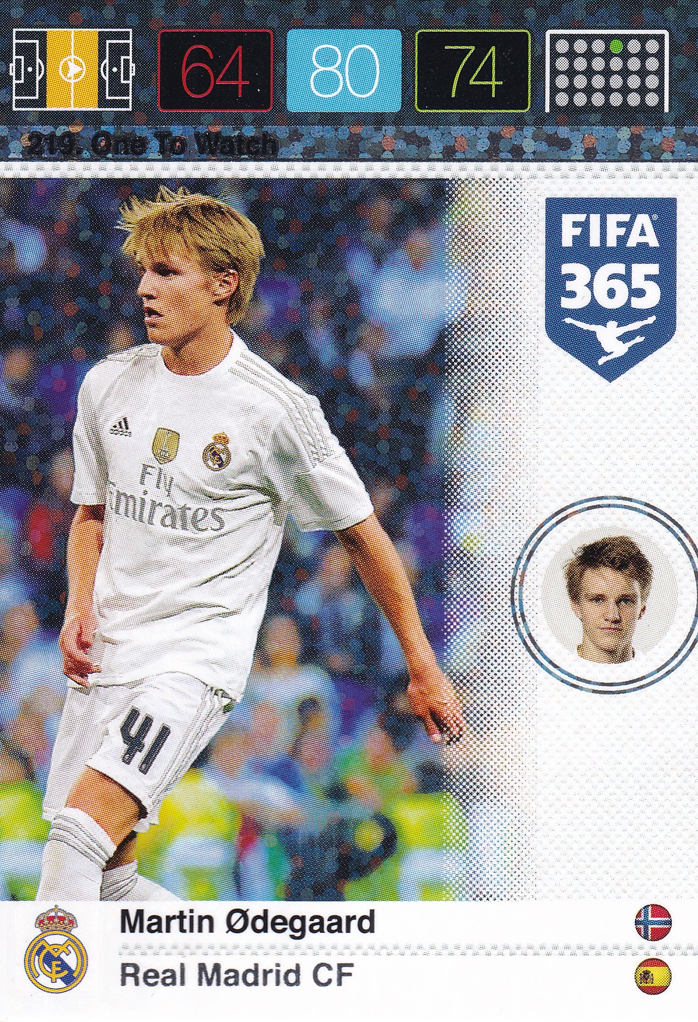 219. MARTIN ØDEGAARD - REAL MADRID CF - ONE TO WATCH