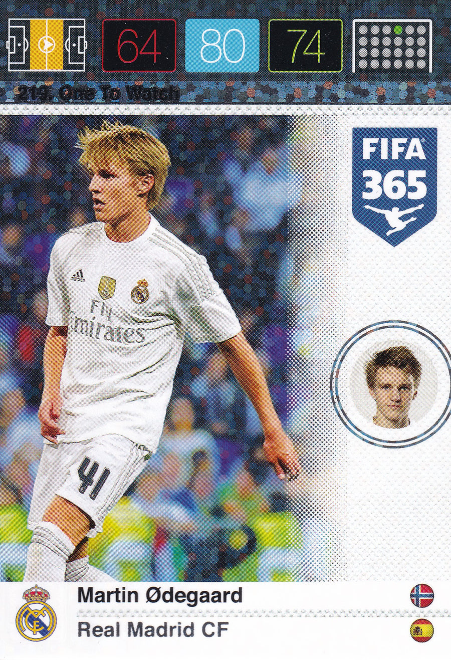 219. MARTIN ØDEGAARD - REAL MADRID CF - ONE TO WATCH