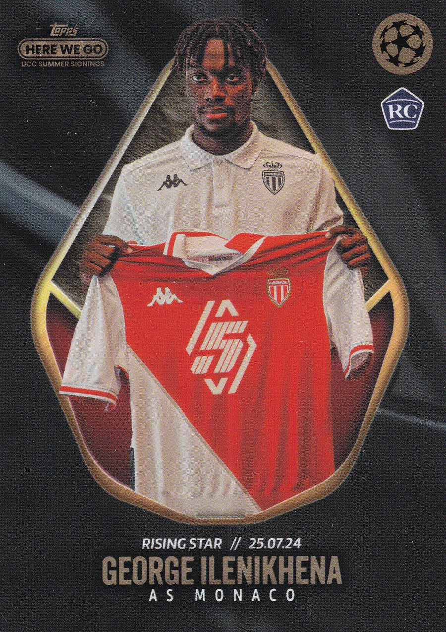 GEORGE ILENIKHENA - AS MONACO - ROOKIE CARD - RISING STAR