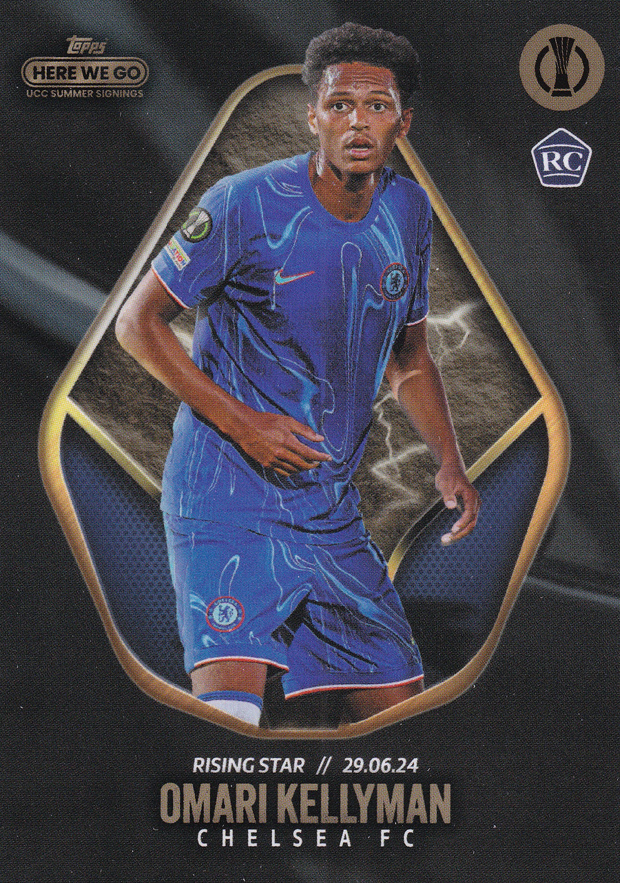 OMARI KELLYMAN - CHELSEA FC - ROOKIE CARD - RISING STAR