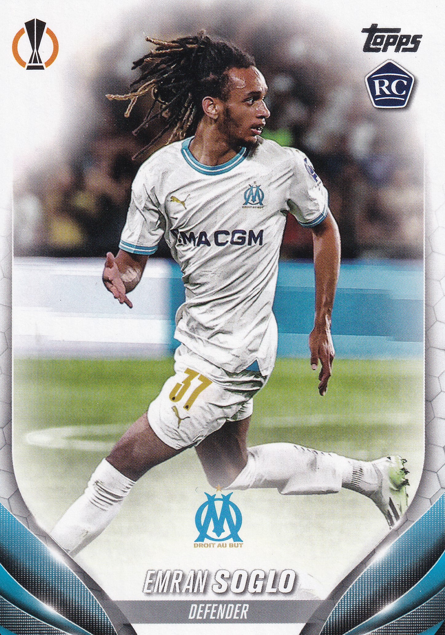 184. EMRAN SOGLO - MARSEILLE - ROOKIE CARD