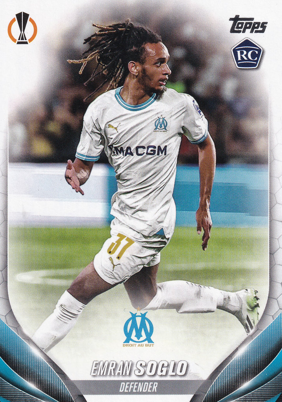 184. EMRAN SOGLO - MARSEILLE - ROOKIE CARD