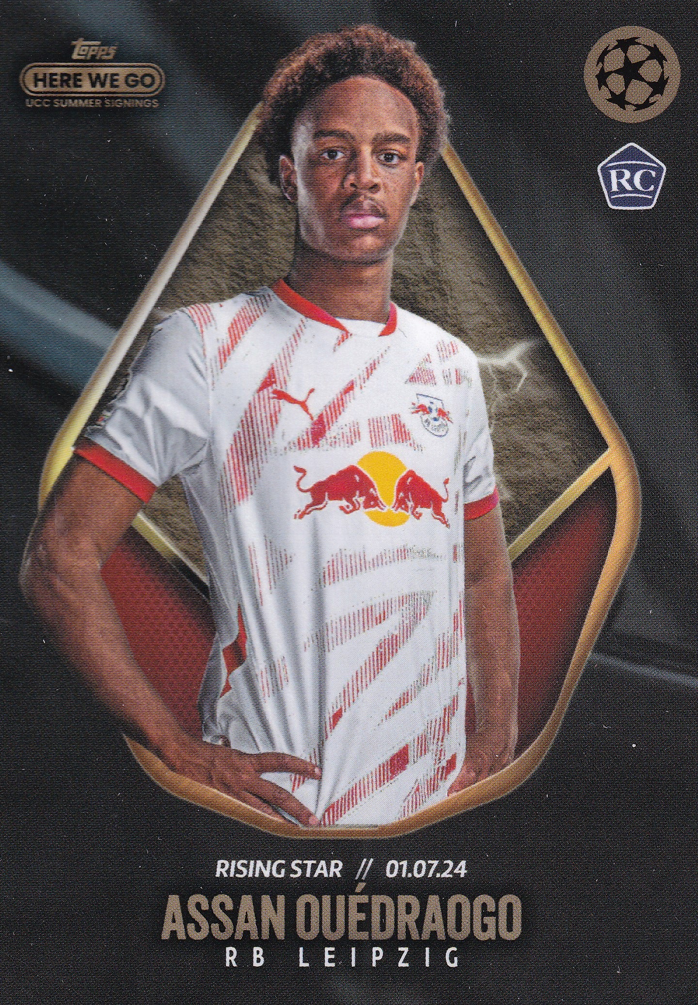 ASSAN OUEDRAOGO - RB LEIPZIG - ROOKIE CARD - RISING STAR