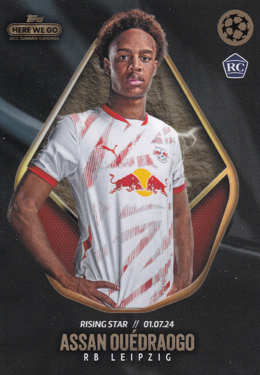 ASSAN OUEDRAOGO - RB LEIPZIG - ROOKIE CARD - RISING STAR