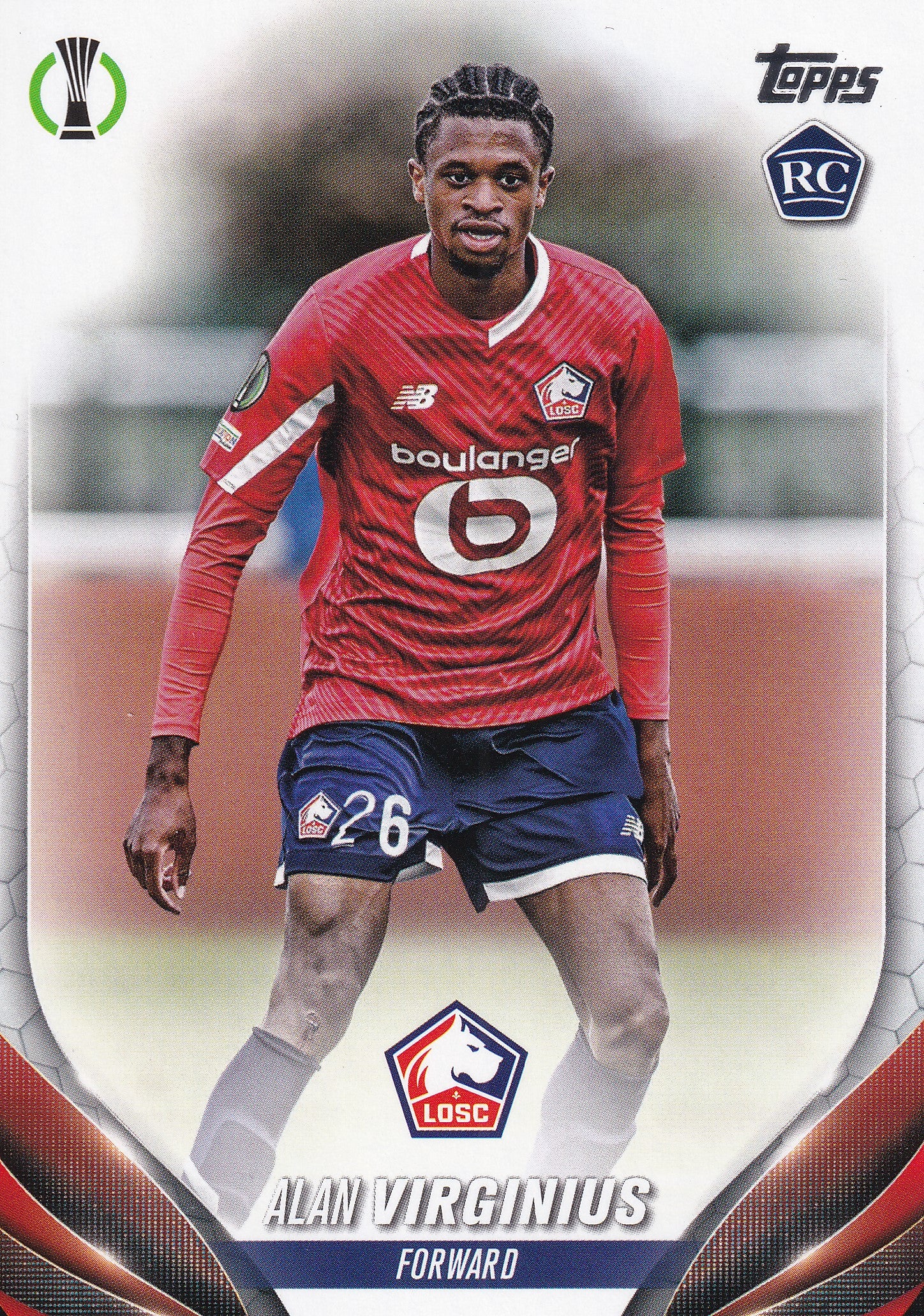 175. ALAN VIRGINIUS - LOSC LILLE - ROOKIE CARD