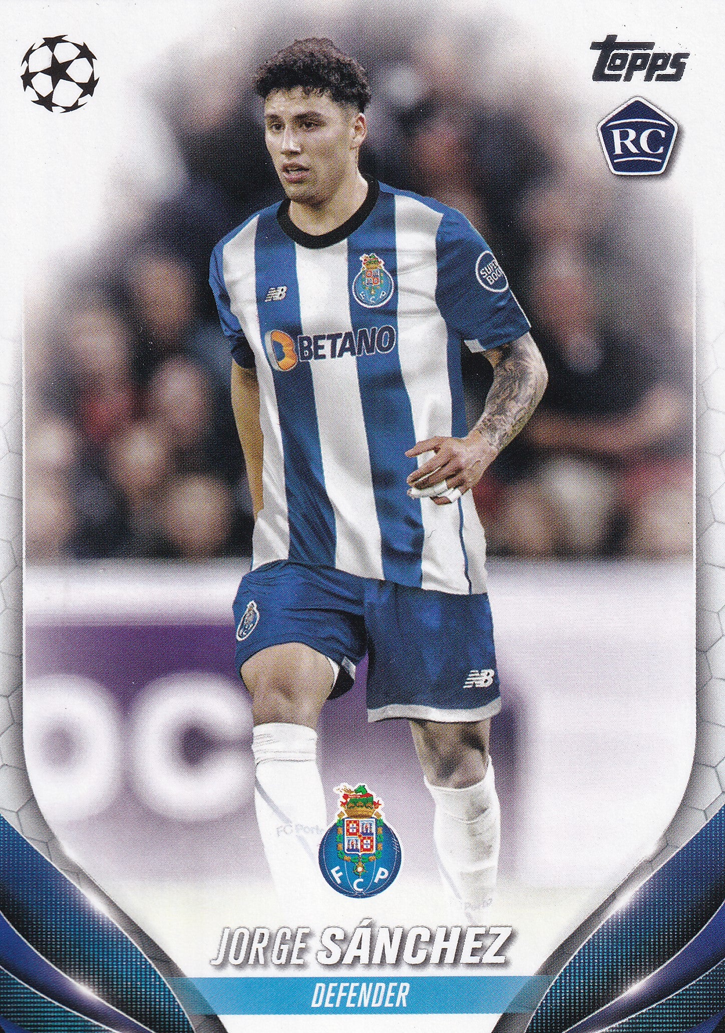 198. JORGE SANCHEZ - FC PORTO - ROOKIE CARD