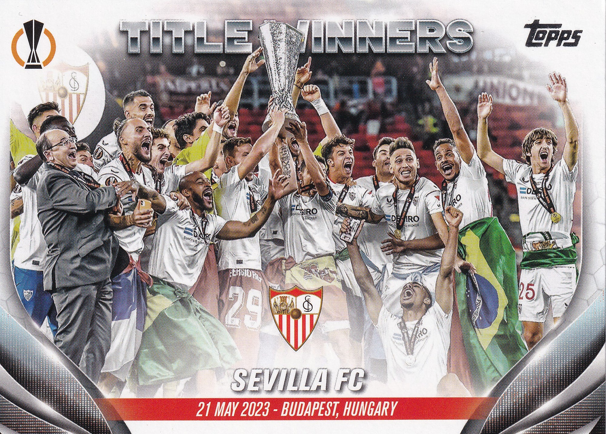 121. SEVILLA FC - TITLE WINNERS - 21. MAY 2023 - BUDAPEST. HUNGARY