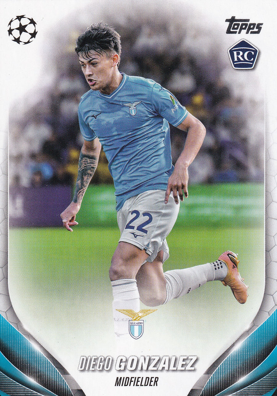 125. DIEGO GONZALEZ - LAZIO - ROOKIE CARD