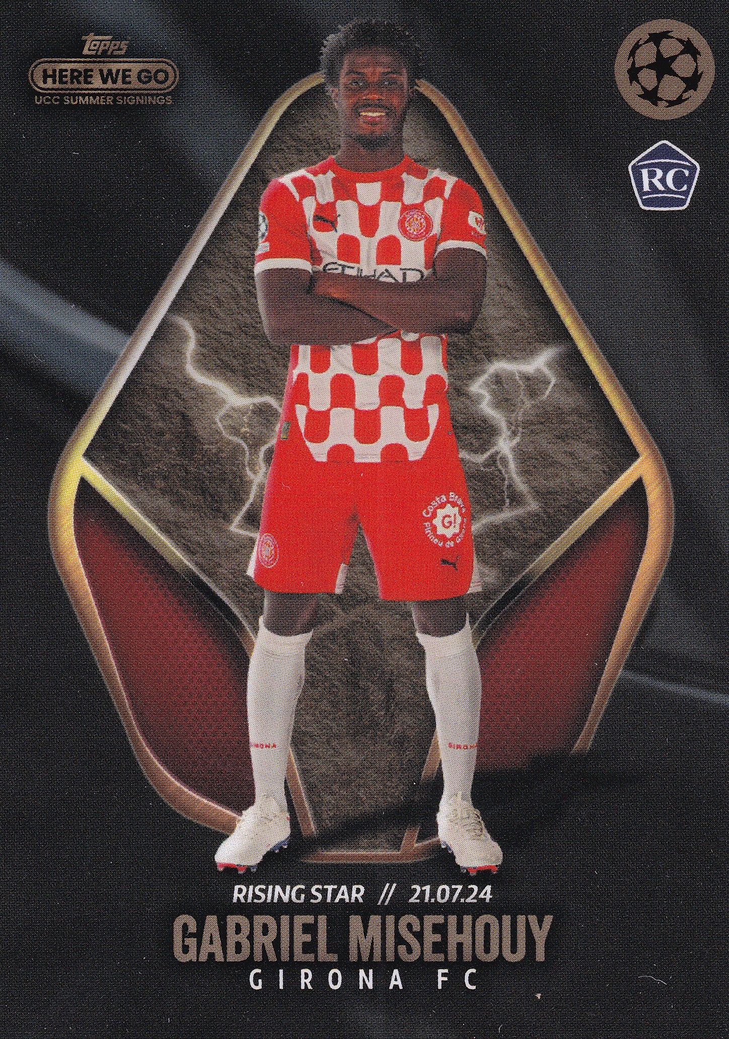 GABRIEL MISEHOUY - GIRONA FC - ROOKIE CARD - RISING STAR