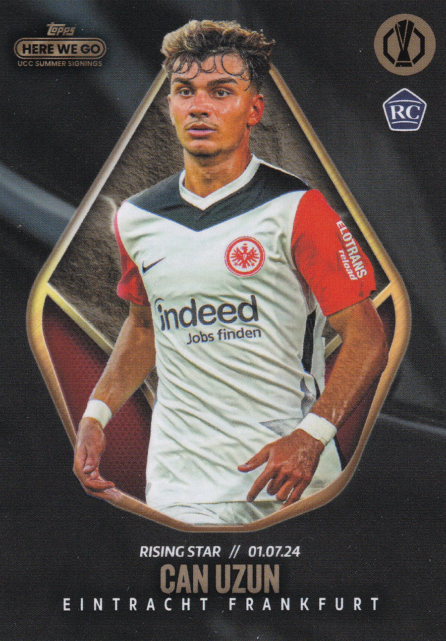 CAN UZUN - EINTRACHT FRANKFURT - ROOKIE CARD - RISING STAR
