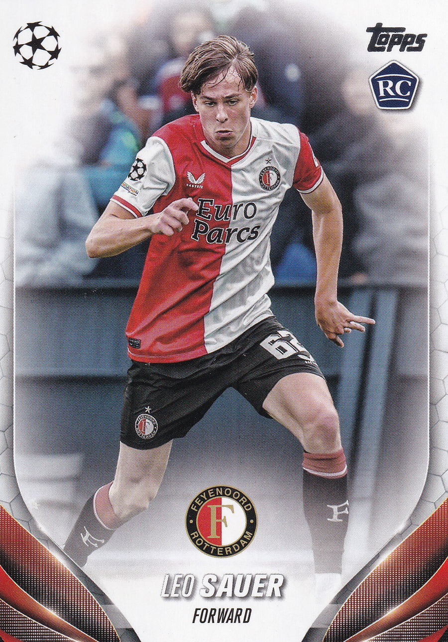 129. LEO SAUER - FEYENOORD - ROOKIE CARD
