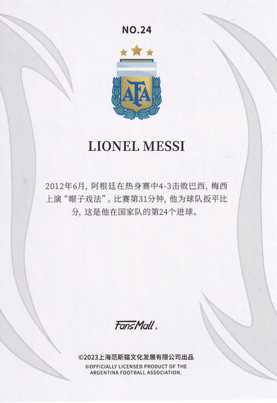 024. LIONEL MESSI - ARGENTINA - GOAT