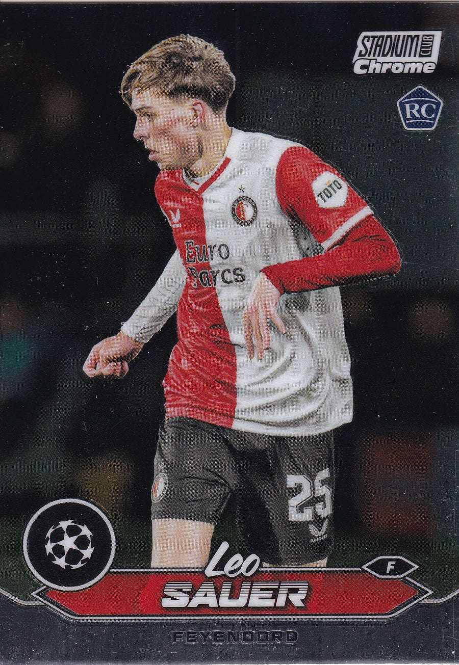 095. LEO SAUER - FEYENOORD - ROOKIE CARD