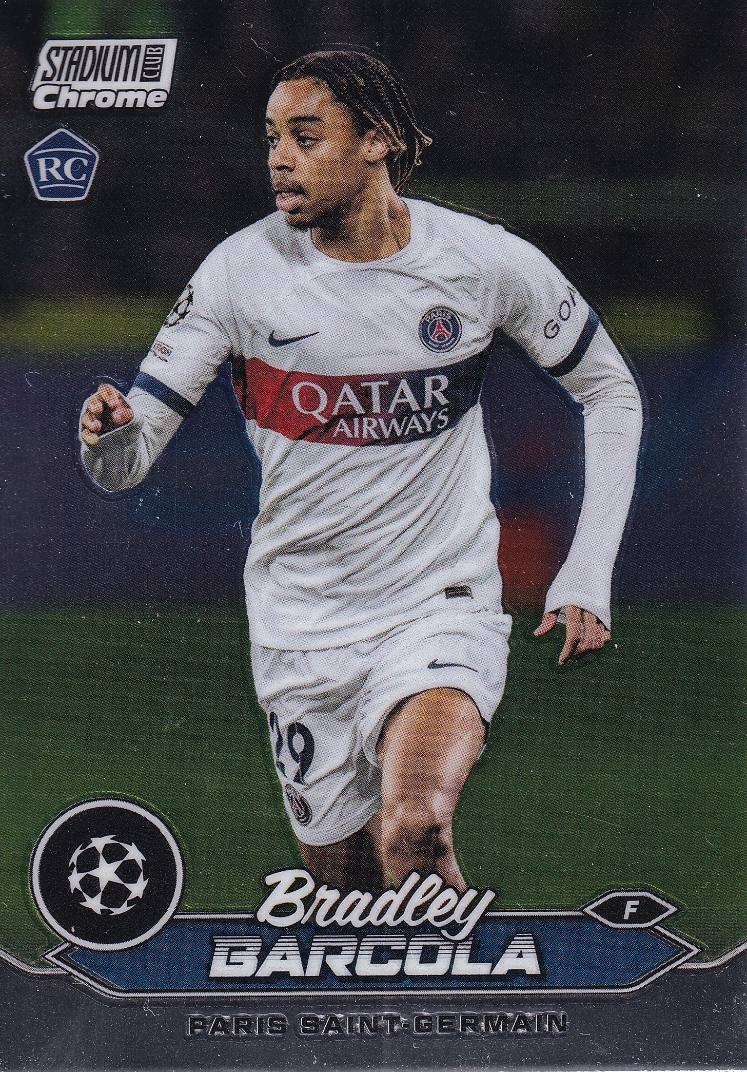 086. BRADLEY BARCOLA - PARIS SAINT-GERMAIN - ROOKIE CARD