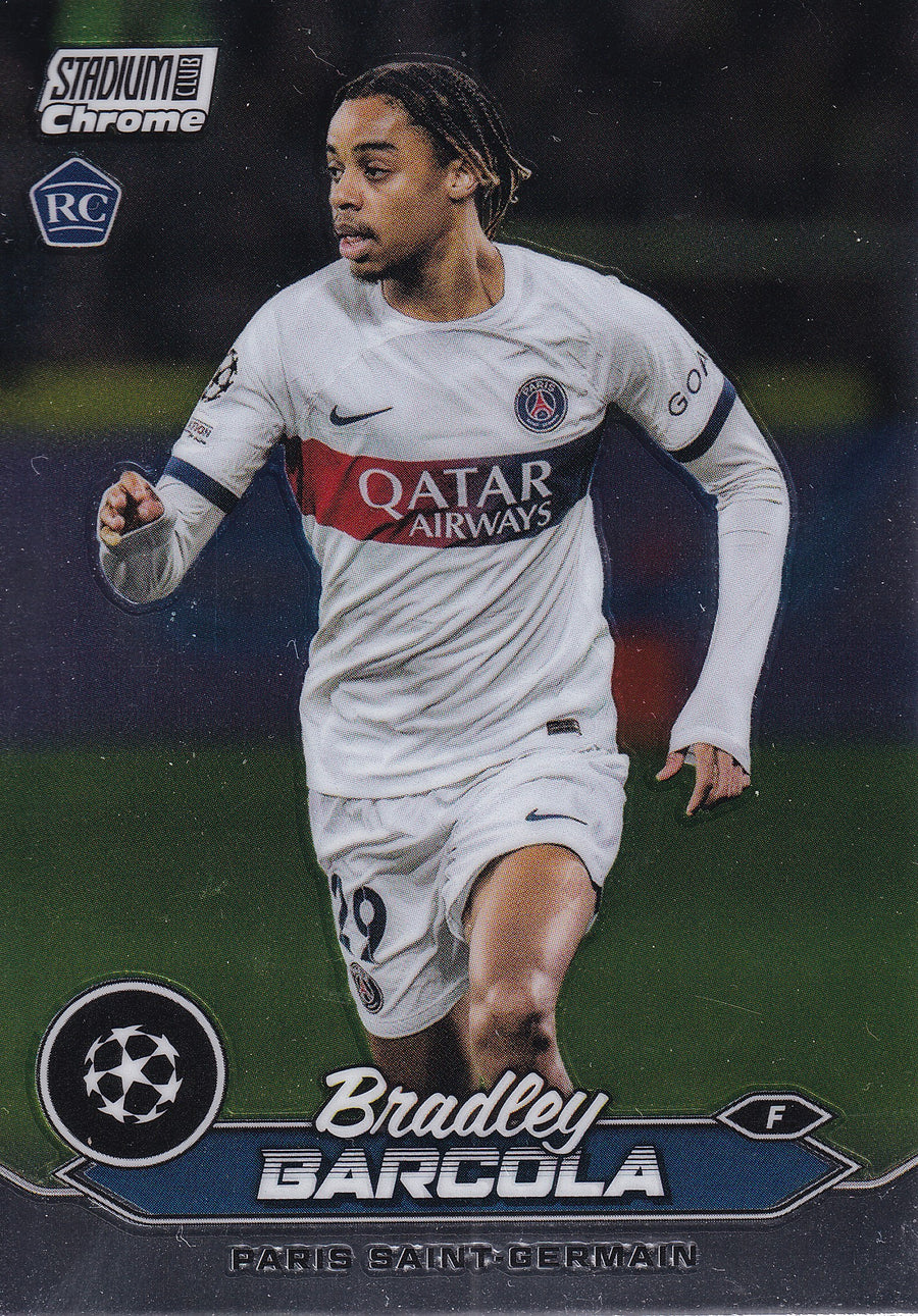 086. BRADLEY BARCOLA - PARIS SAINT-GERMAIN - ROOKIE CARD