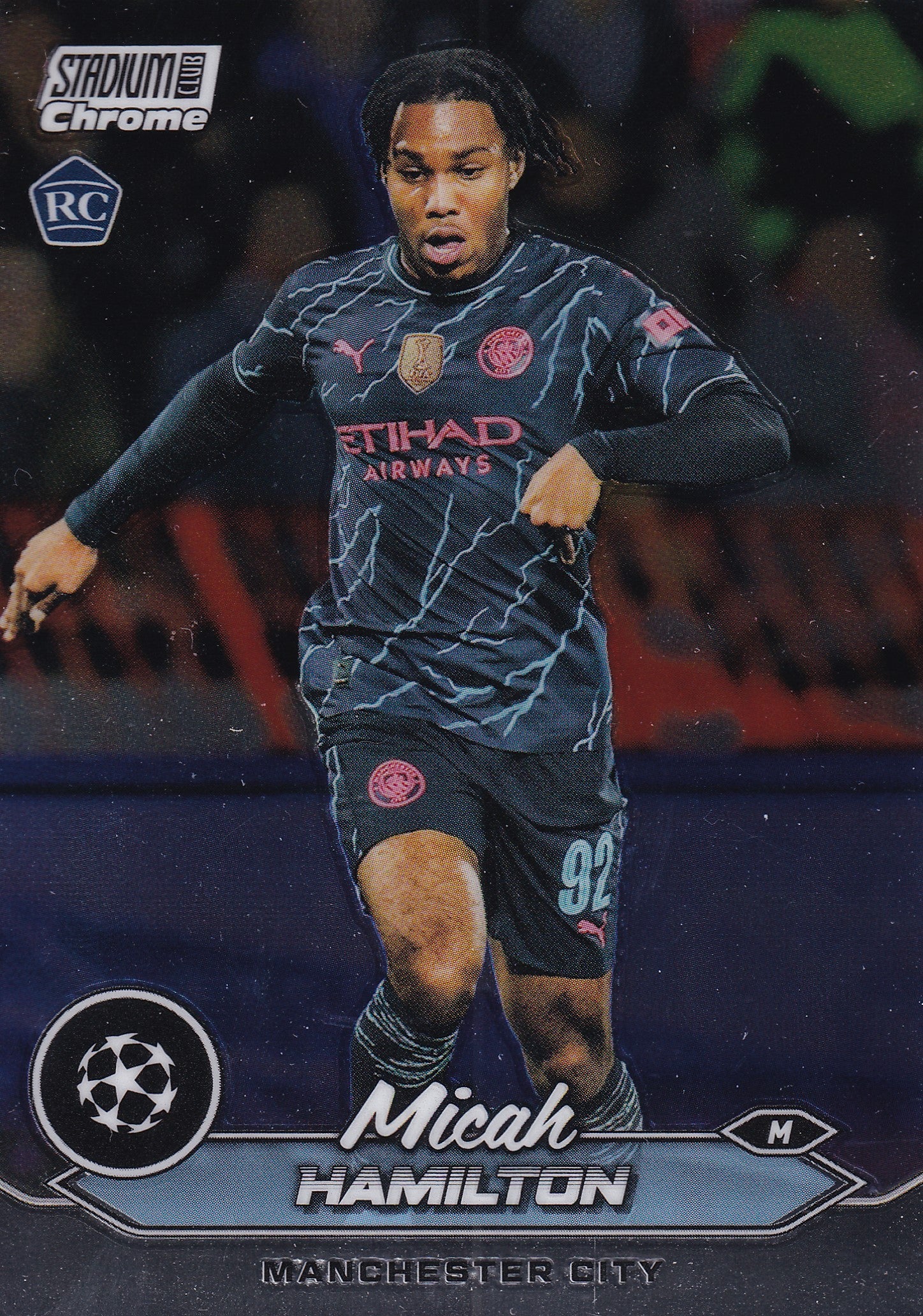 092. MICAH HAMILTON - MANCHESTER CITY - ROOKIE CARD