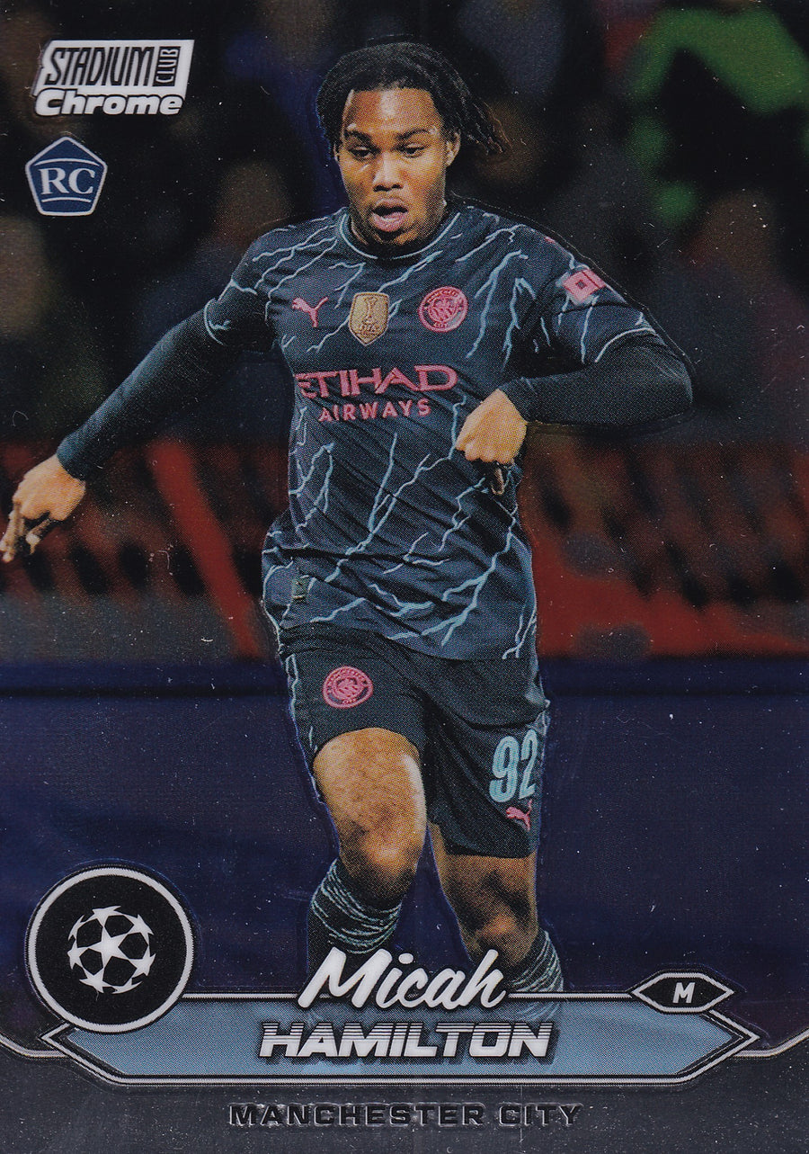 092. MICAH HAMILTON - MANCHESTER CITY - ROOKIE CARD