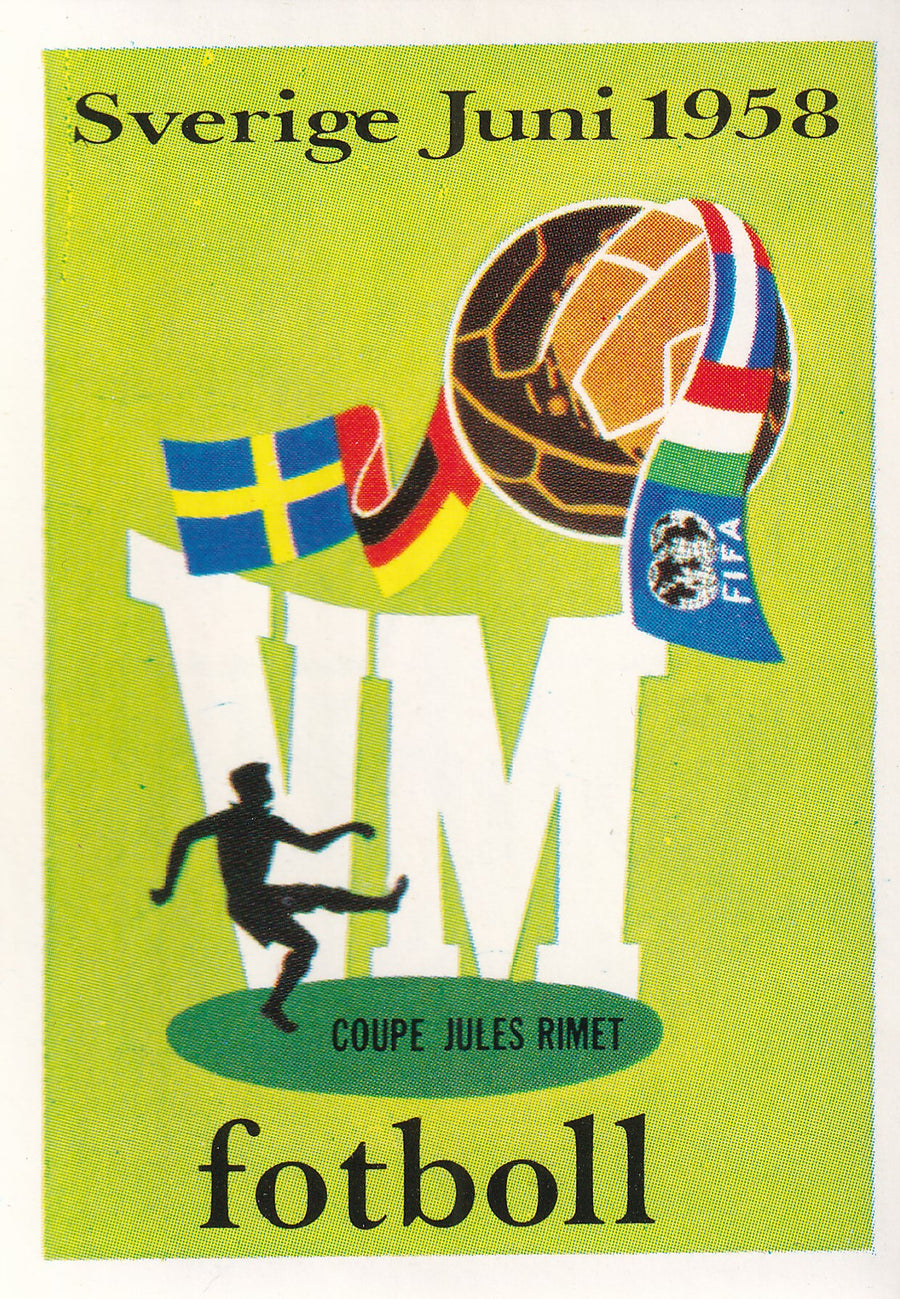 013. WORLD CUP POSTER - 1958 SVERIGE