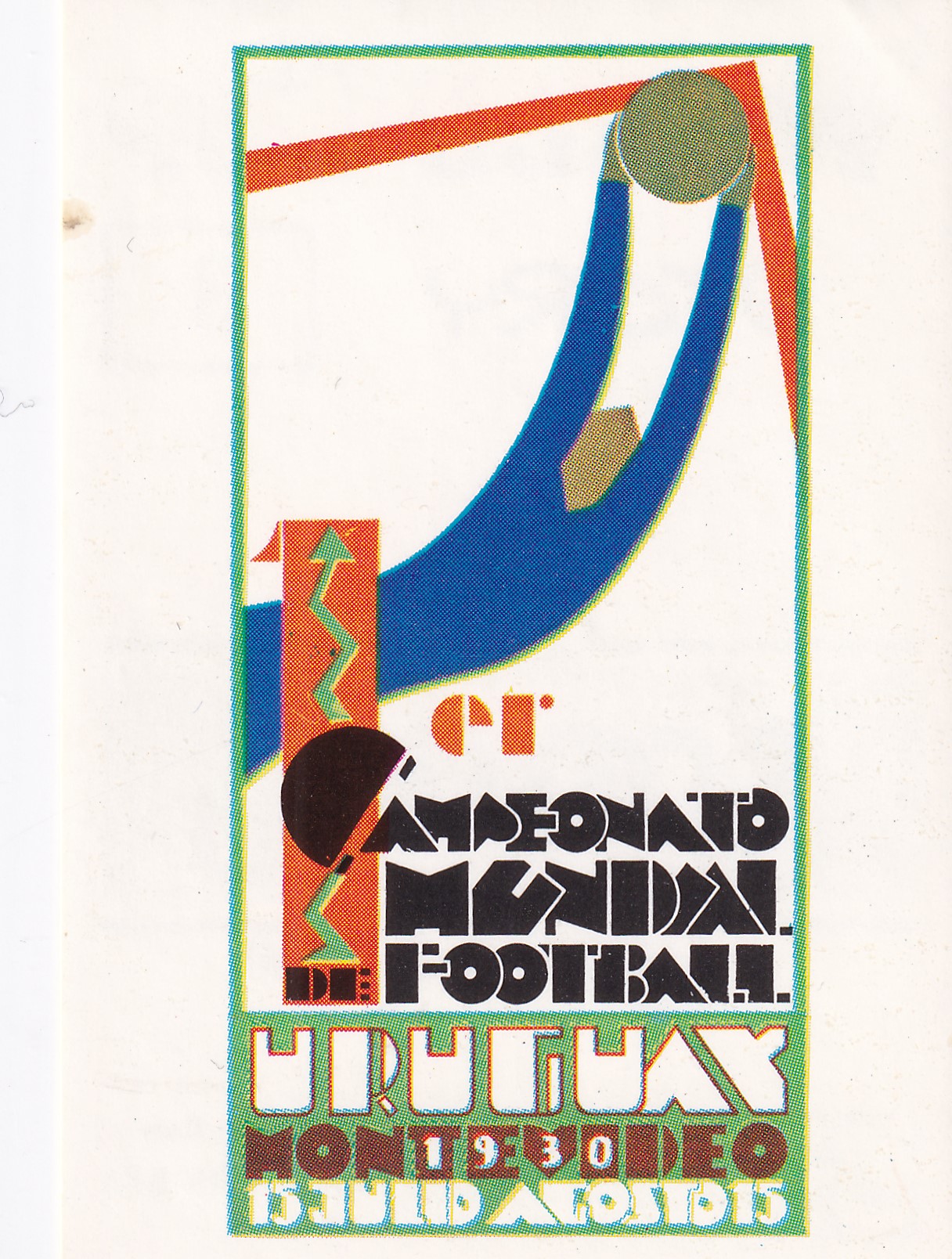 003. WORLD CUP POSTER - 1930 URUGUAY