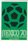 019. WORLD CUP POSTER - 1970 MEXICO