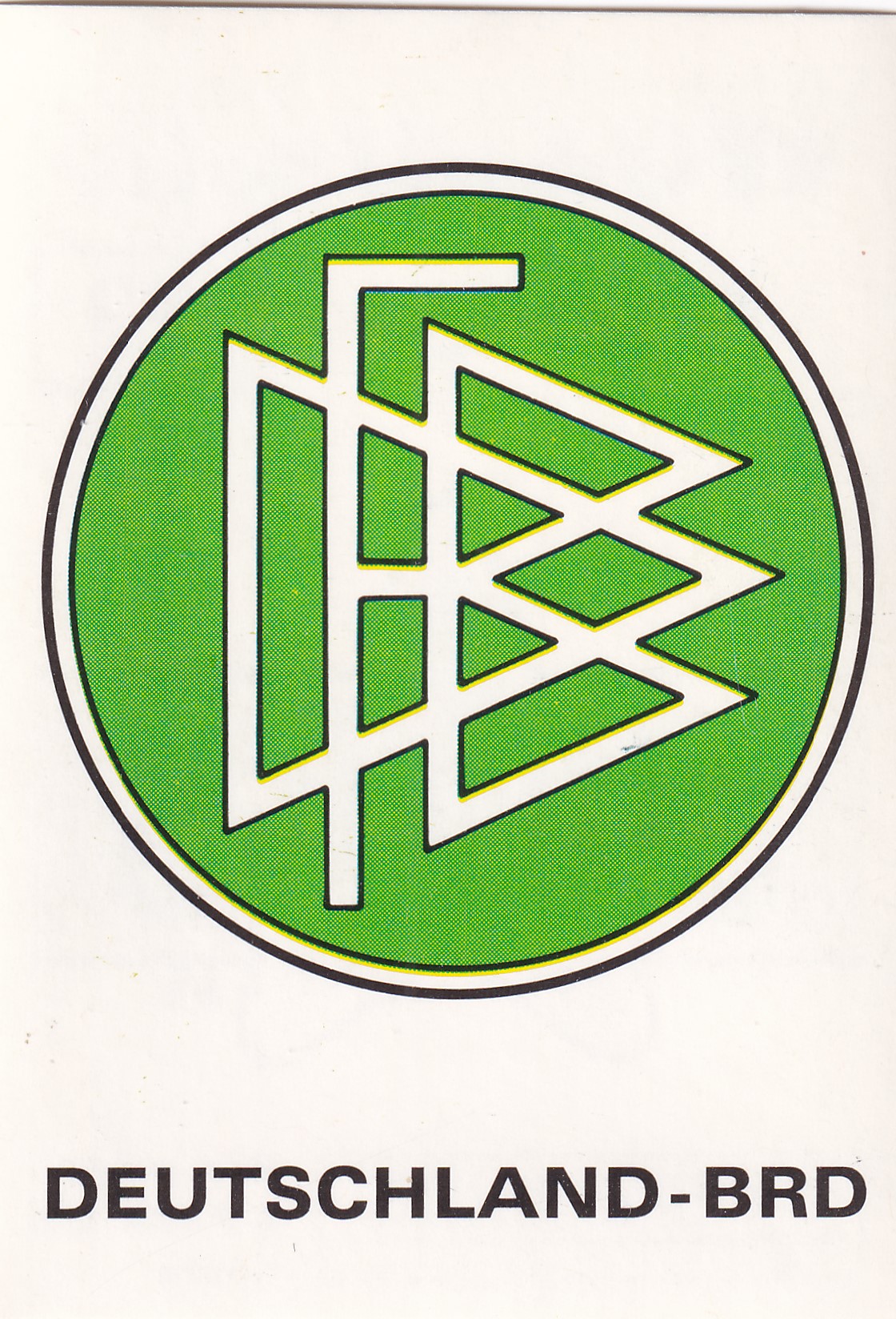 023. NATIONAL TEAM BADGE - DEUTSCHLAND - BRD