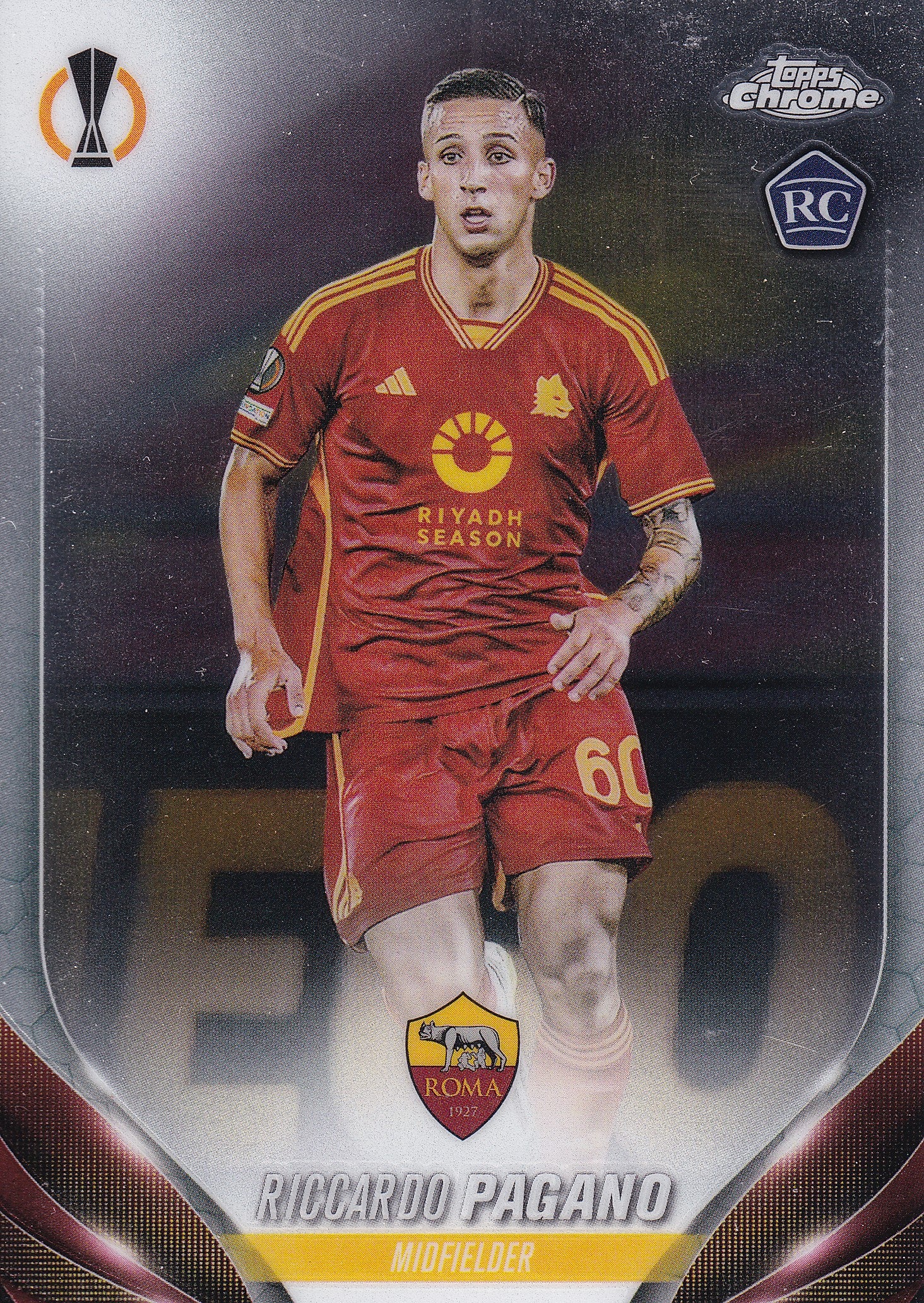 012. RICCARDO PAGANO - AS ROMA - ROOKIE CARD
