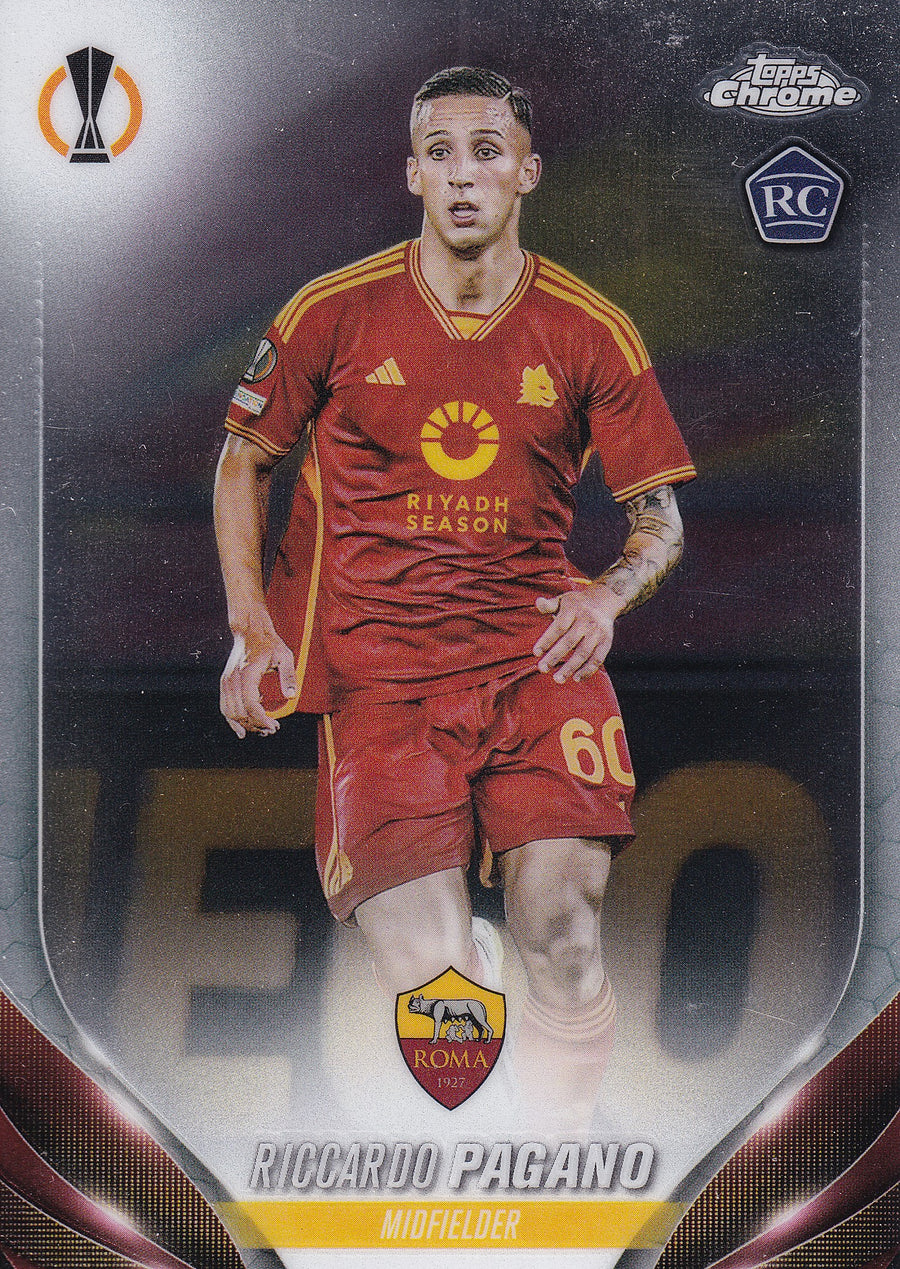012. RICCARDO PAGANO - AS ROMA - ROOKIE CARD