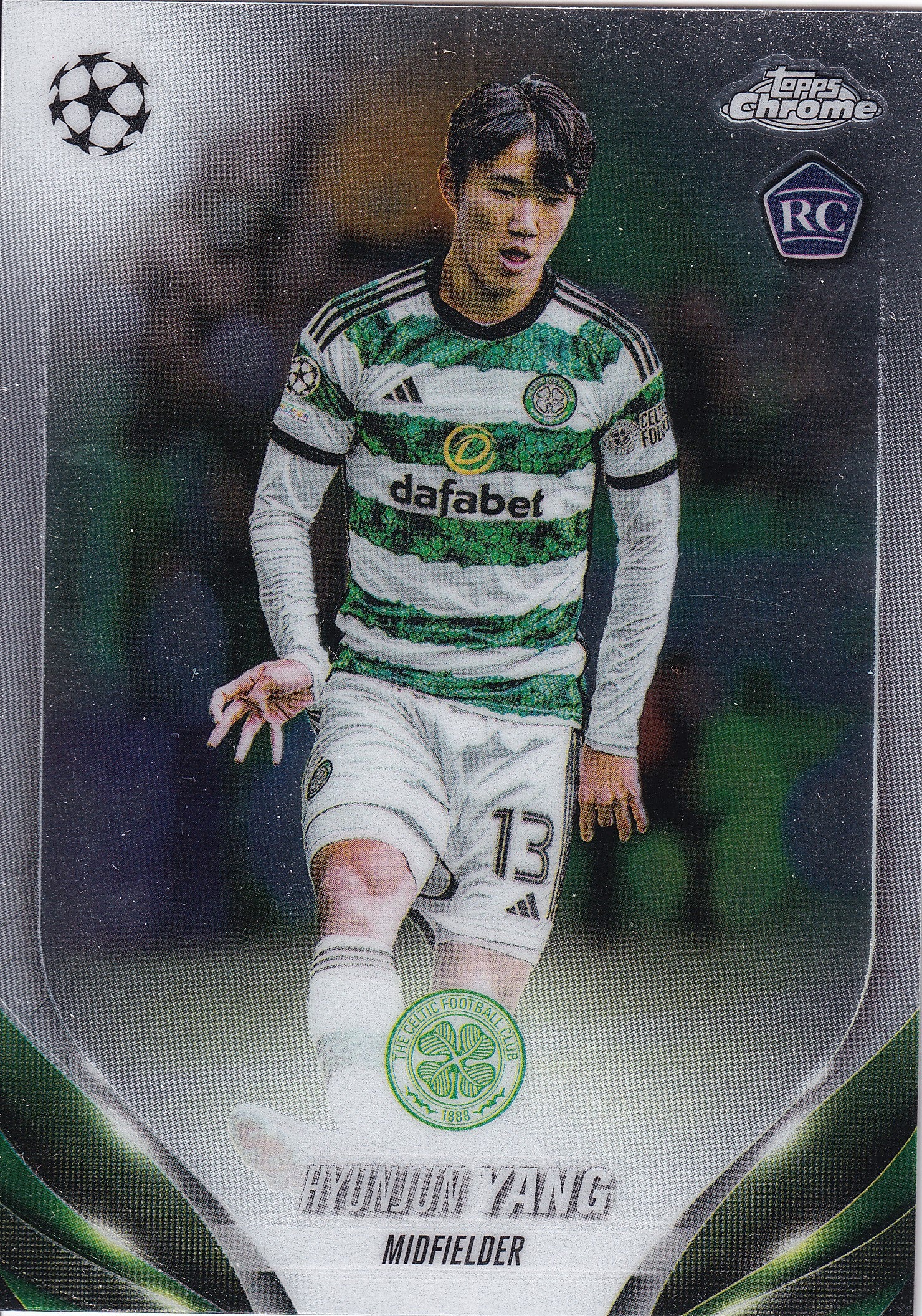 083. HYUNJUN YANG - CELTIC - ROOKIE CARD