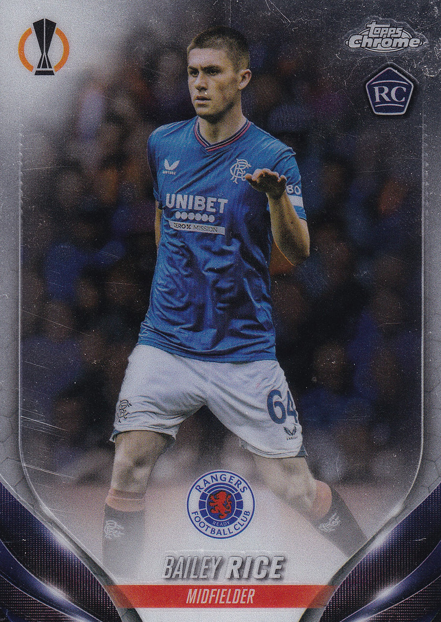 002. BAILEY RICE - RANGERS - ROOKIE CARD