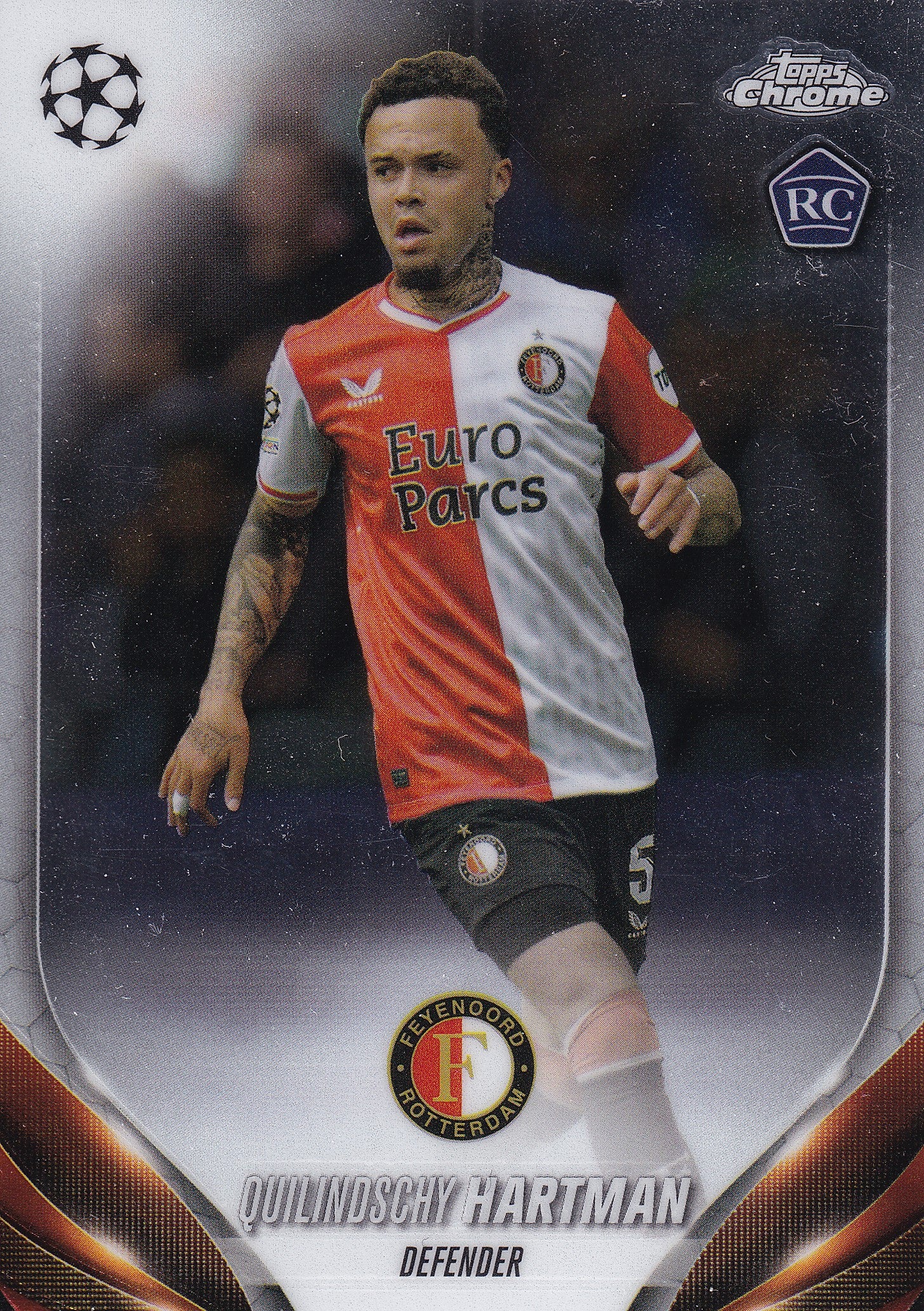 185. QUILINDSCHY HARTMAN - FEYENOORD - ROOKIE CARD