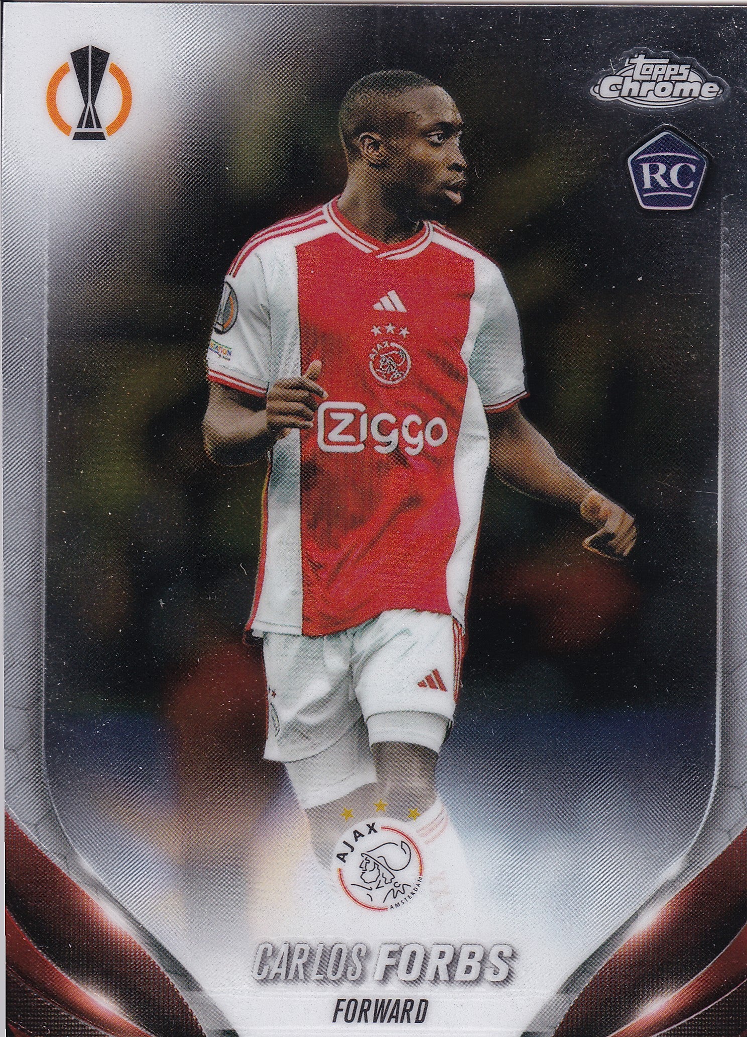 090. CARLOS FORBS - AFC AJAX - ROOKIE CARD