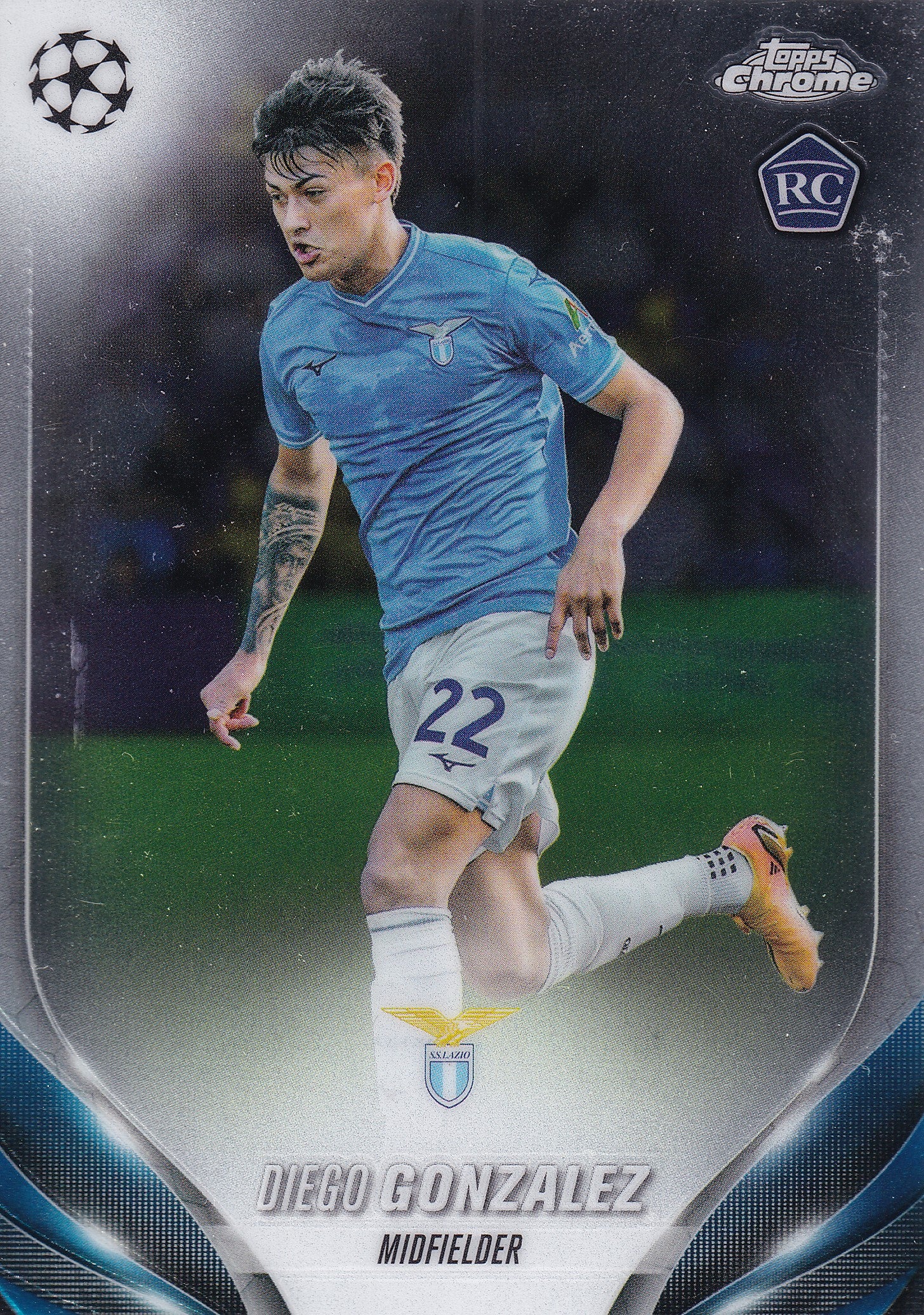 125. DIEGO GONZALEZ - SS LAZIO - ROOKIE CARD