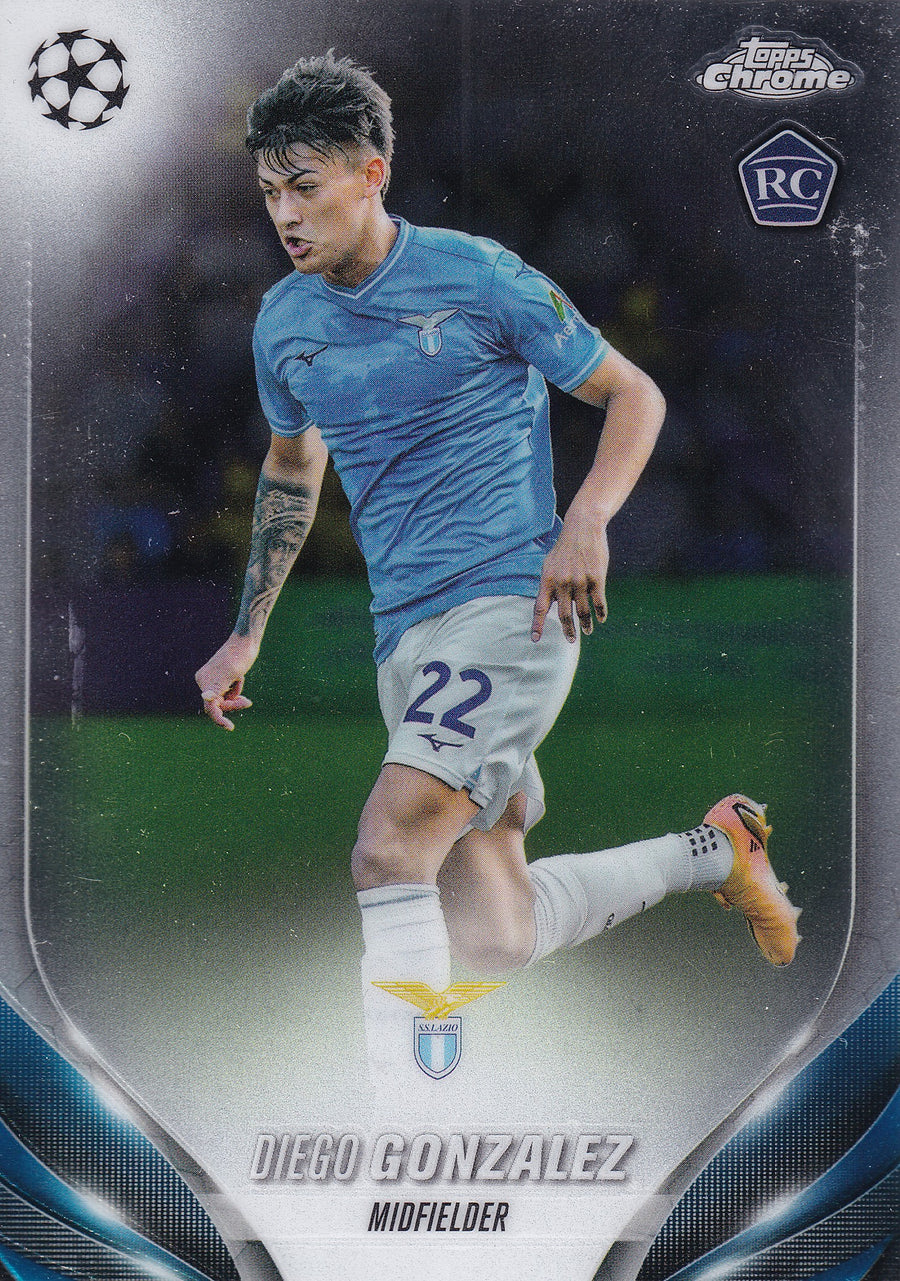 125. DIEGO GONZALEZ - SS LAZIO - ROOKIE CARD
