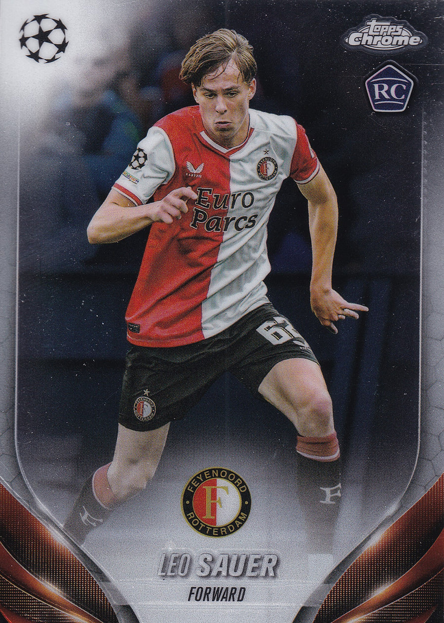 129. LEO SAUER - FEYENOORD - ROOKIE CARD