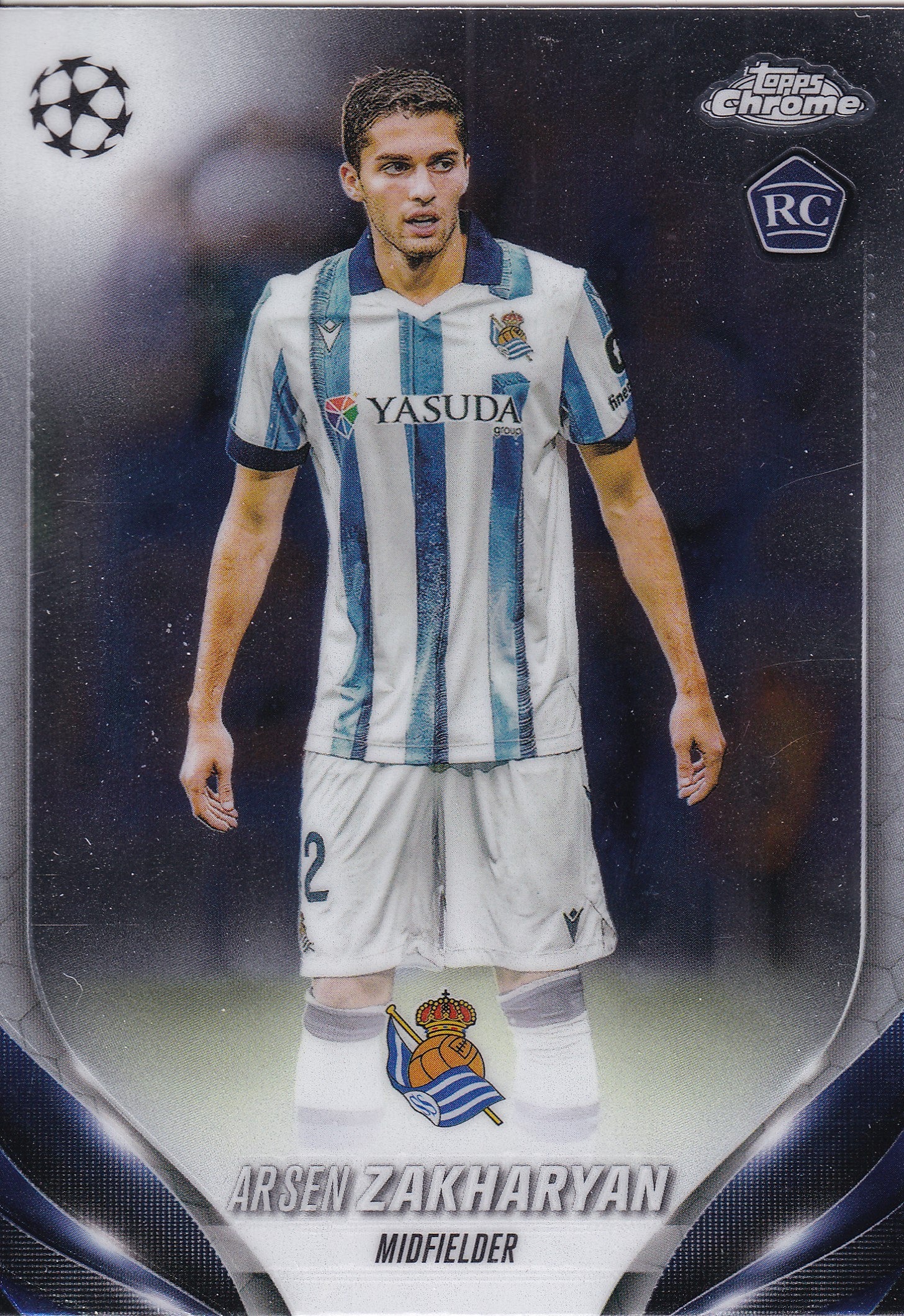 141. ARSEN ZAKHARYAN - REAL SOCIEDAD - ROOKIE CARD