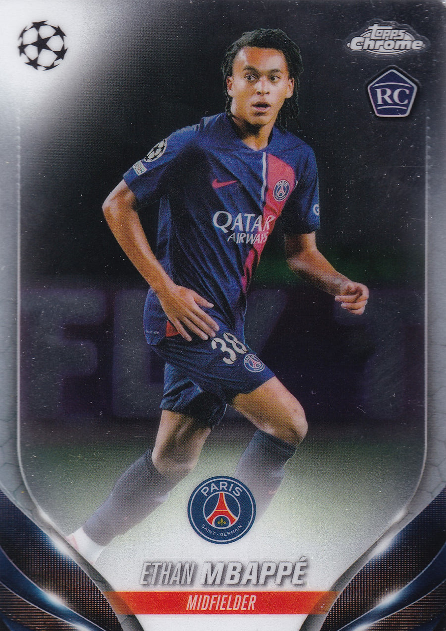 091. ETHAN MBAPPE - PARIS SAINT-GERMAIN - ROOKIE CARD