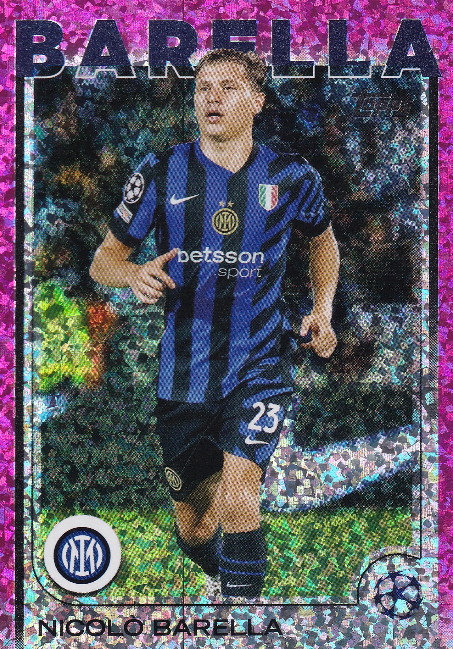023. BARELLA - INTER - PINK SPARKLE