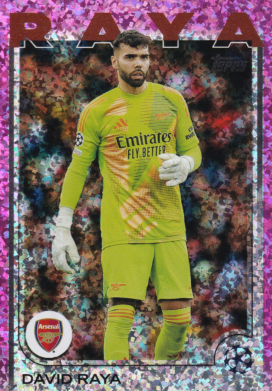 154. DAVID RAYA - ARSENAL - PINK SPARKLE