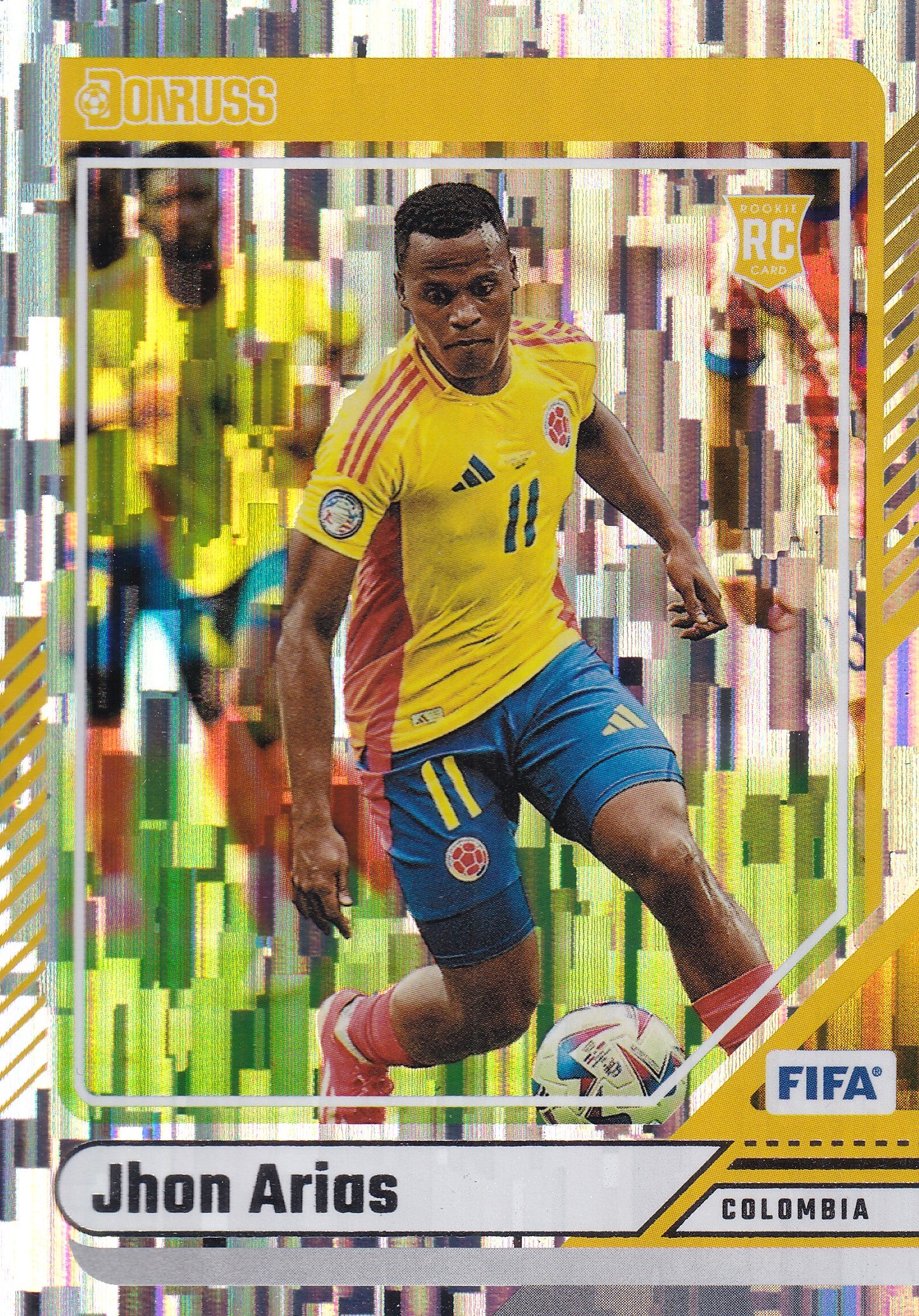 088. JHON ARIAS - COLOMBIA - ROOKIE CARD - HOLO