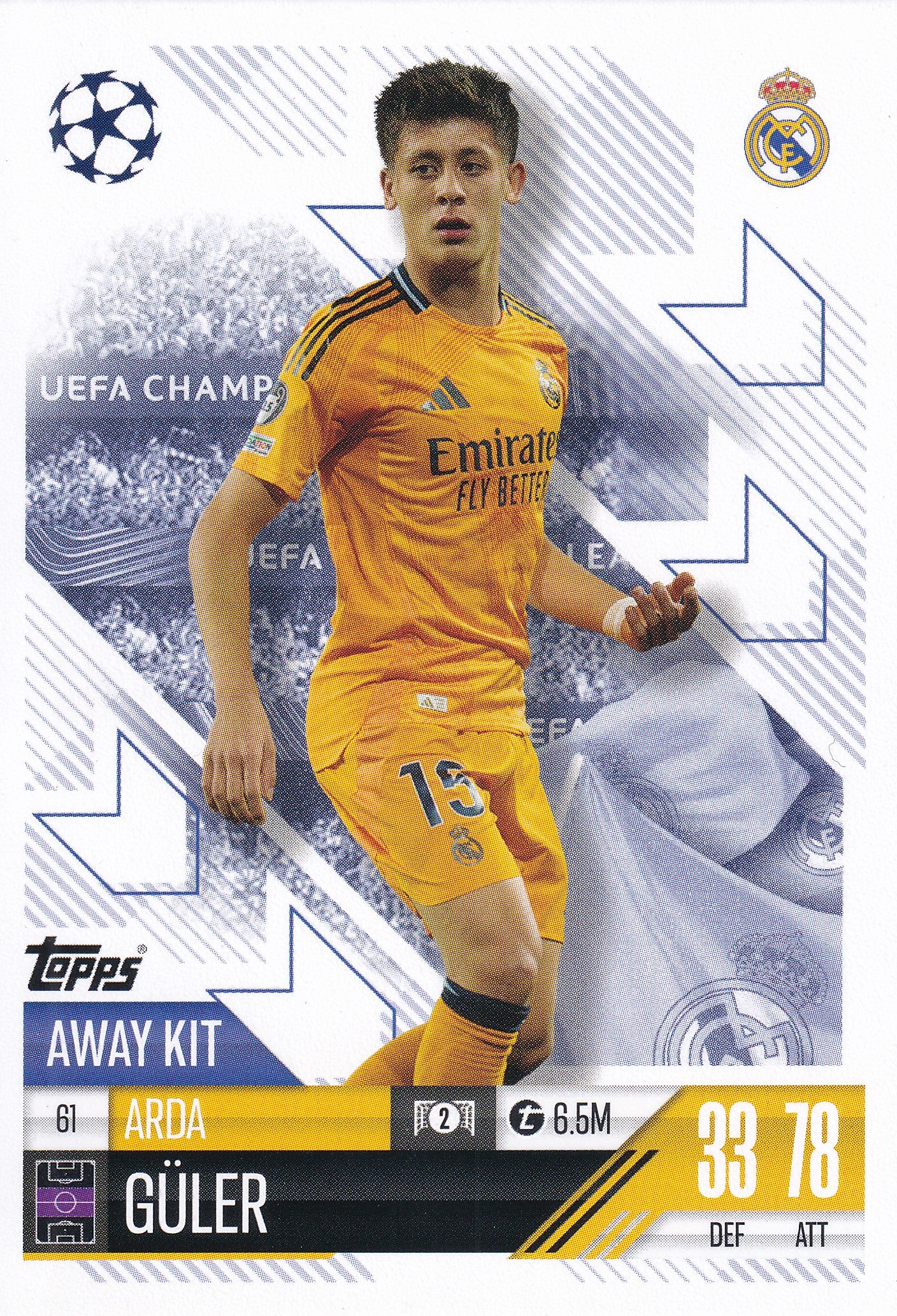 061. ARDA GULER - REAL MADRID - AWAY KIT
