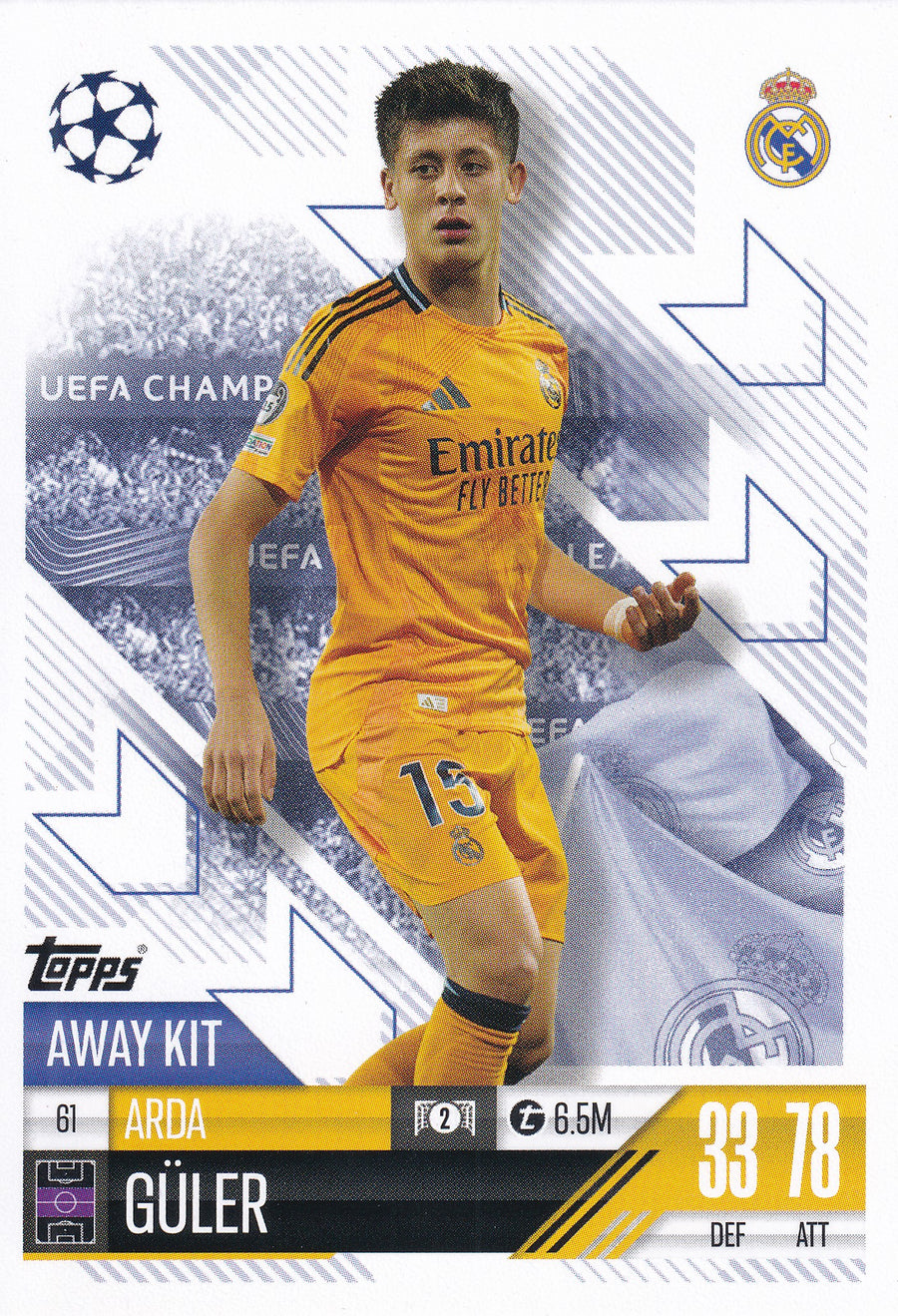 061. ARDA GULER - REAL MADRID - AWAY KIT