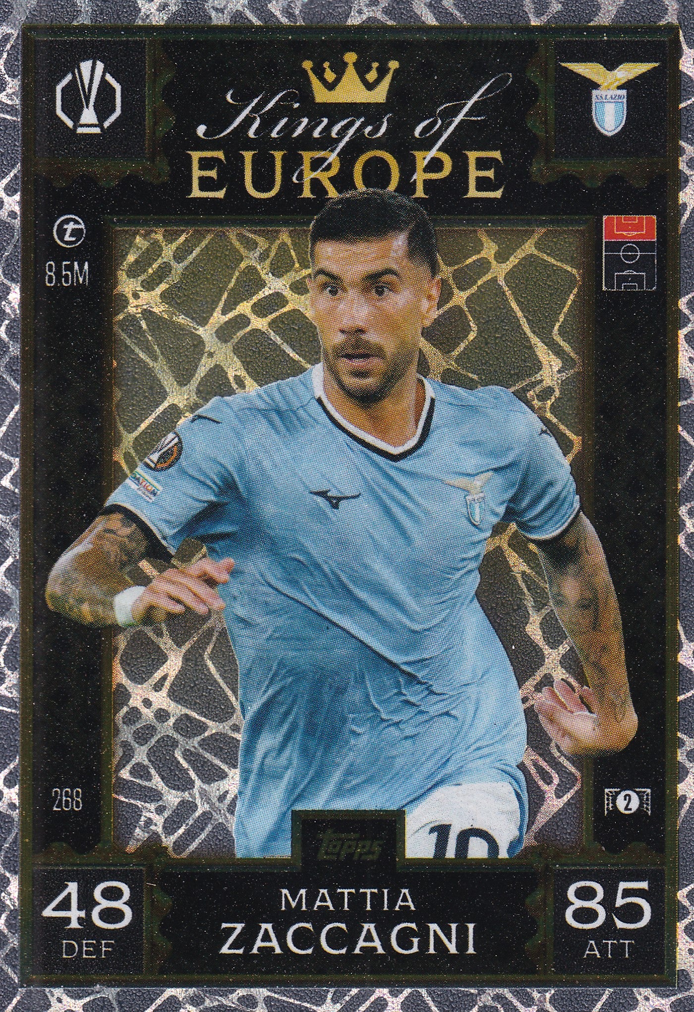 268. MATTIA ZACCAGNI - SS LAZIO - KINGS OF EUROPE