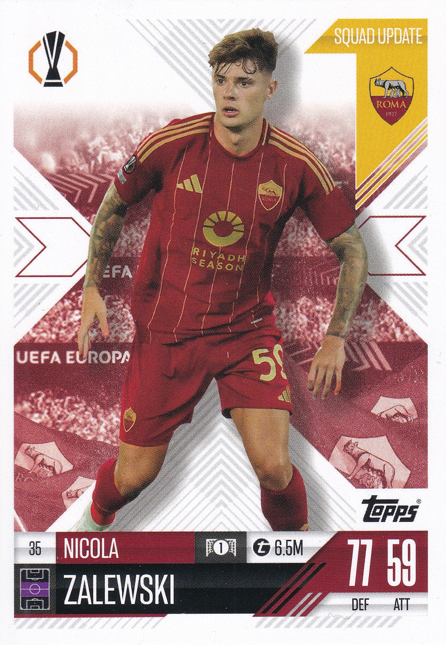 035. NICOLA ZALEWSKI - AS ROMA - SQUAD UPDATE