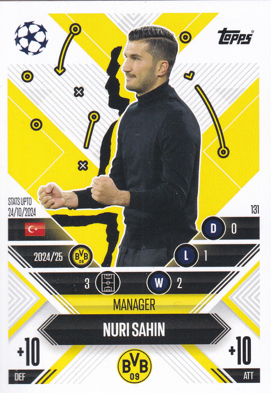 131. NURI SAHIN - BORUSSIA DORTMUND - MANAGER