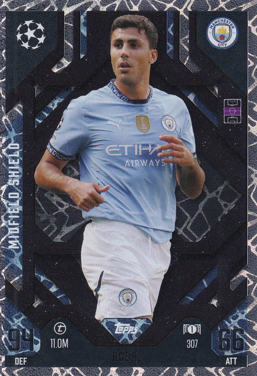 307. RODRI - MANCHESTER CITY - MIDFIELD SHIELD