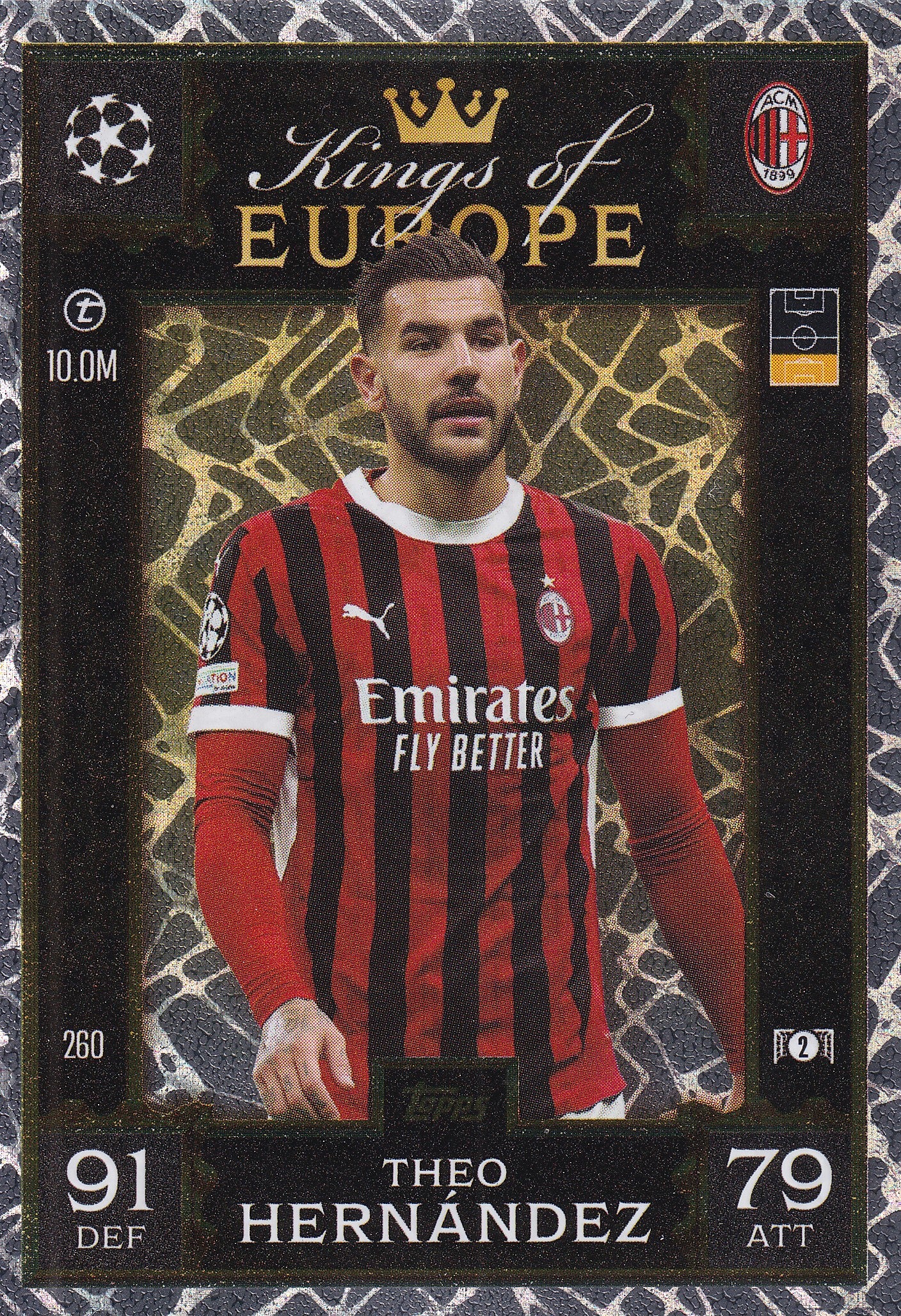260. THEO HERNANDEZ - AC MILAN - KINGS OF EUROPE