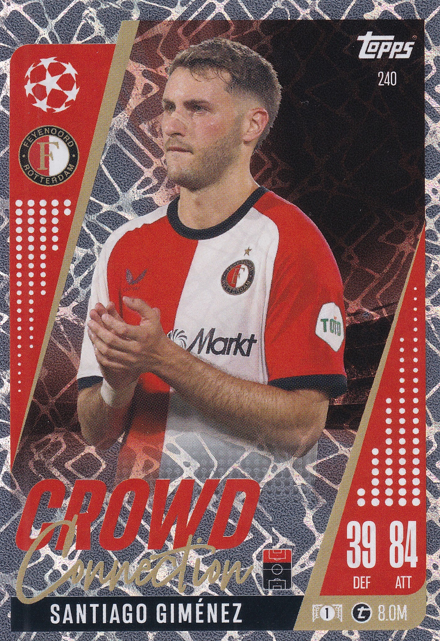 240. SANTIAGO GIMENEZ - FEYENOORD - CROWD CONNECTION
